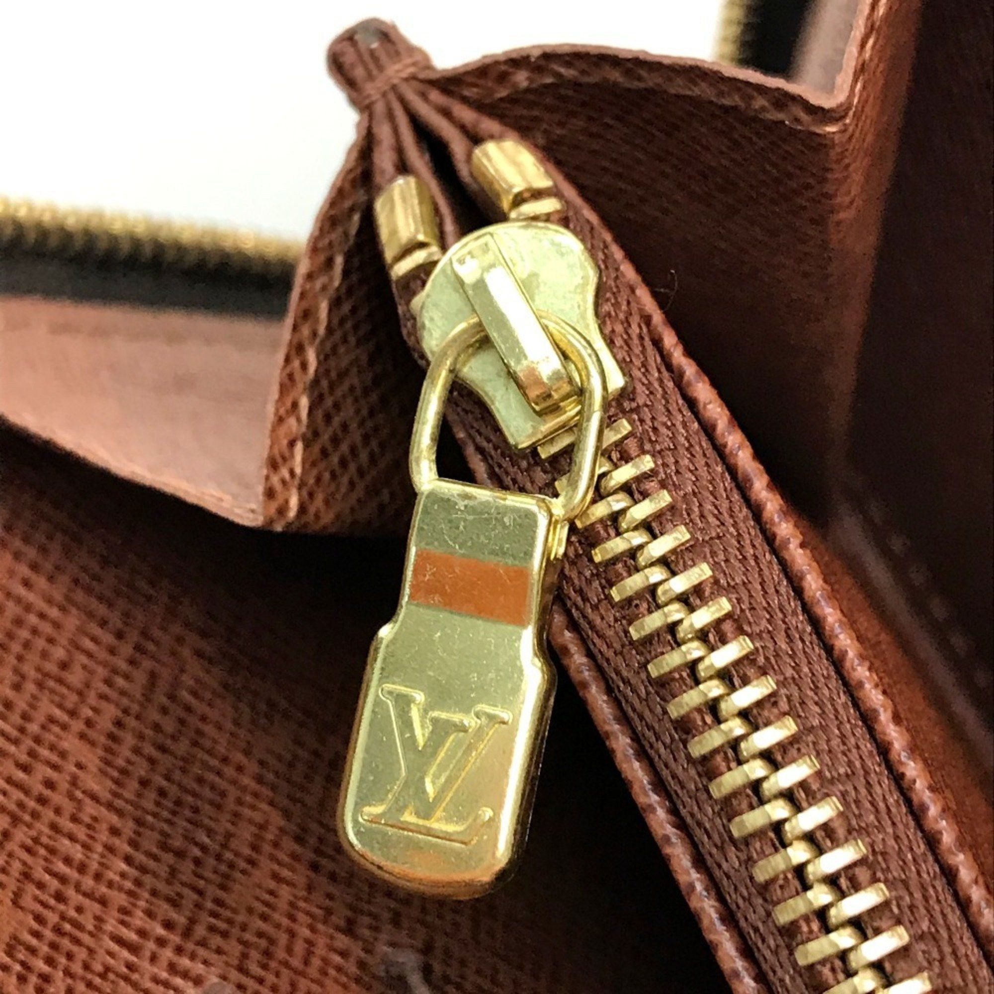 Louis Vuitton LOUIS VUITTON M61729 Monogram Panda Porte Monne Zip Long Wallet by Takashi Murakami, Canvas, Women's, Brown Size ONE SIZE - 10 Thumbnail