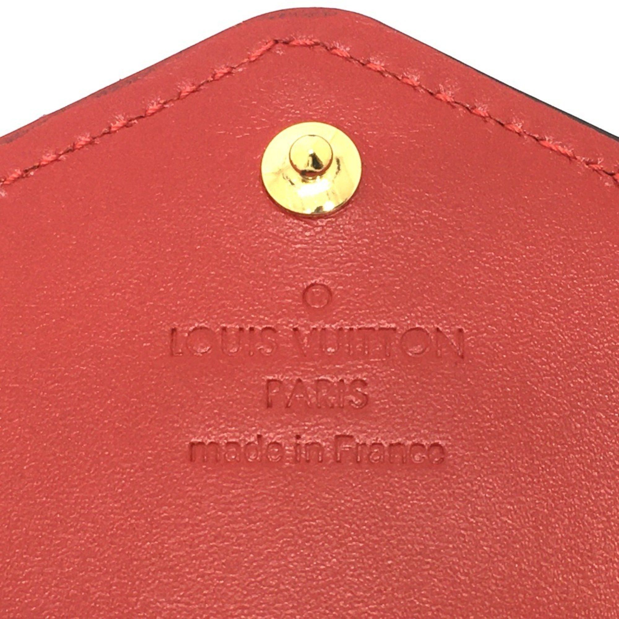 Louis Vuitton LOUIS VUITTON M90489 Monogram Vernis Portefeuille Sarah Bird Long Wallet, Women's, Cerise, Red Size ONE SIZE - 9 Thumbnail