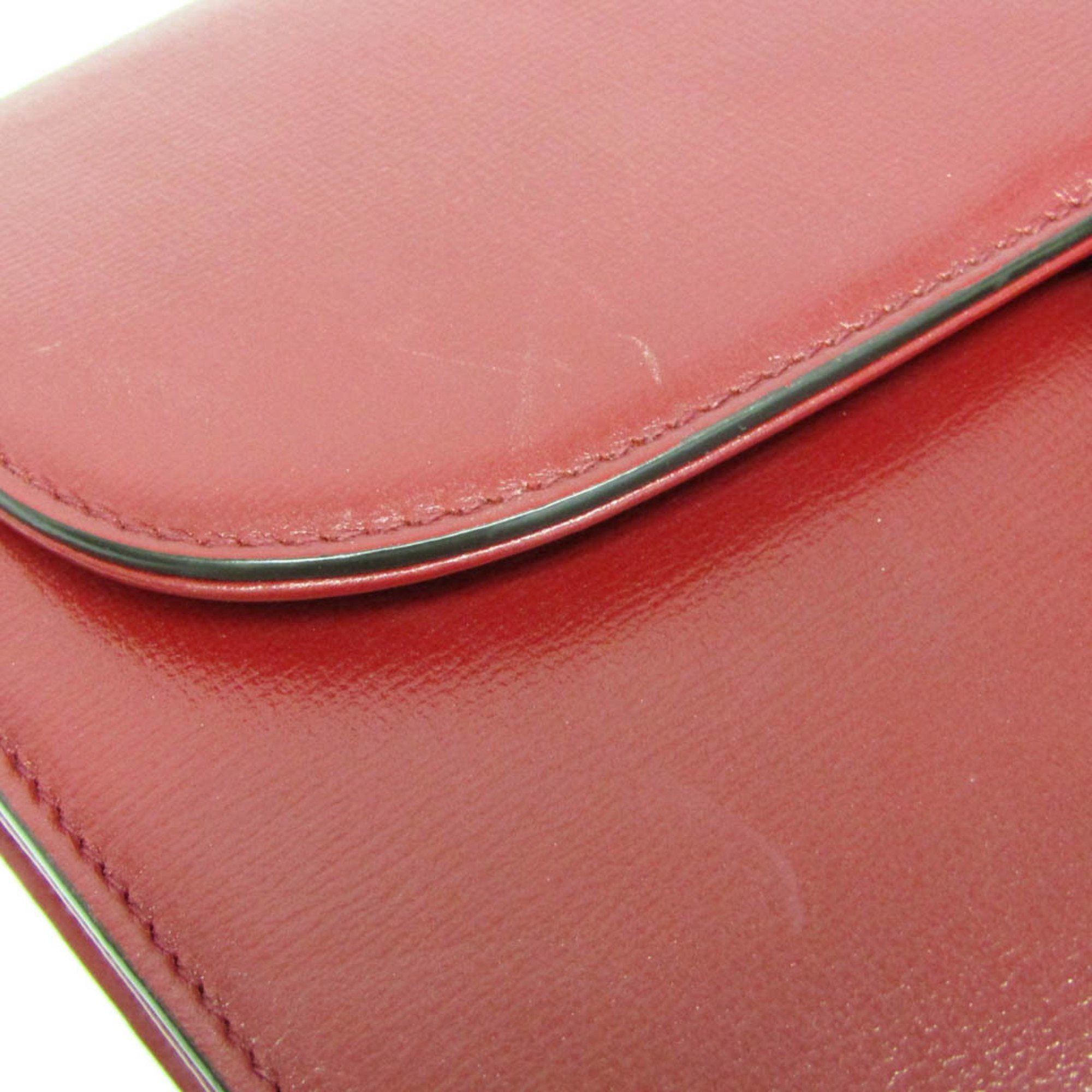 Gucci Gucci GG Marmont Double G 589474 Women's Leather Shoulder Bag Red Color Size ONE SIZE - 6 Thumbnail