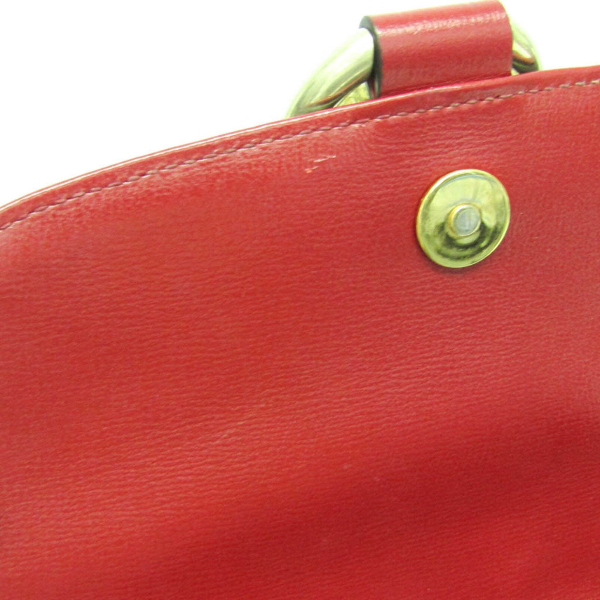 Gucci Gucci GG Marmont Double G 589474 Women's Leather Shoulder Bag Red Color Size ONE SIZE - 14 Thumbnail