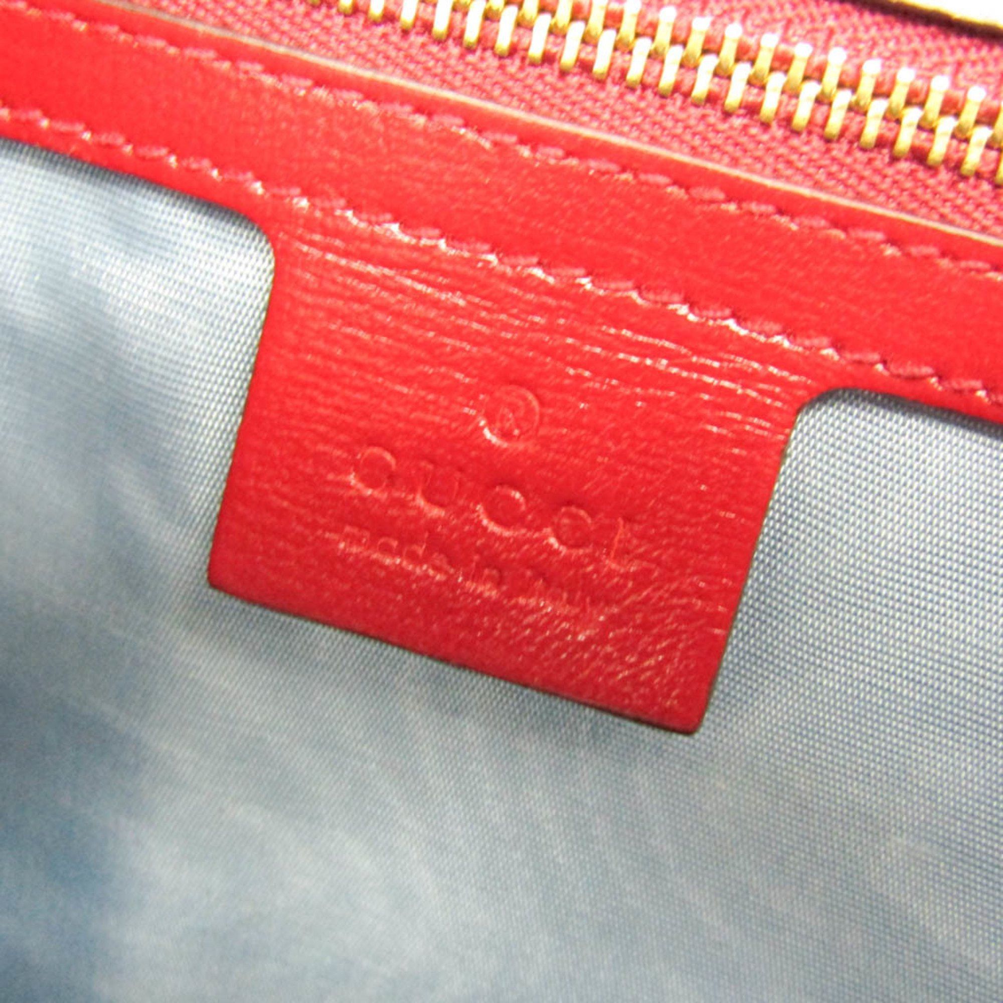 Gucci Gucci GG Marmont Double G 589474 Women's Leather Shoulder Bag Red Color Size ONE SIZE - 18 Thumbnail