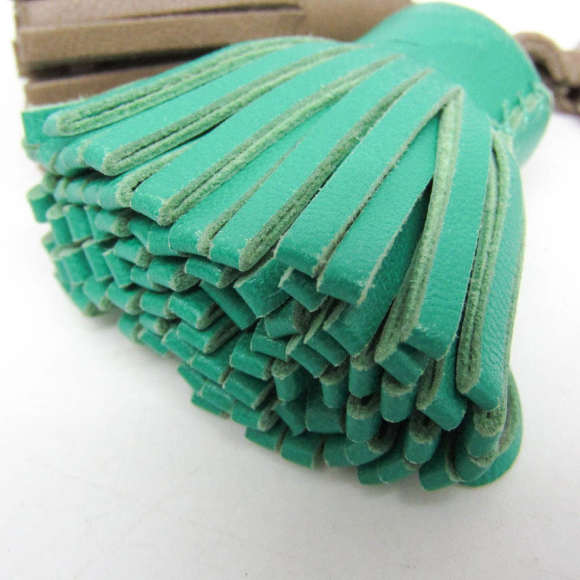 Hermes Hermes Carmen Uno Dos Keyring (Beige,Green) Size ONE SIZE - 6 Thumbnail