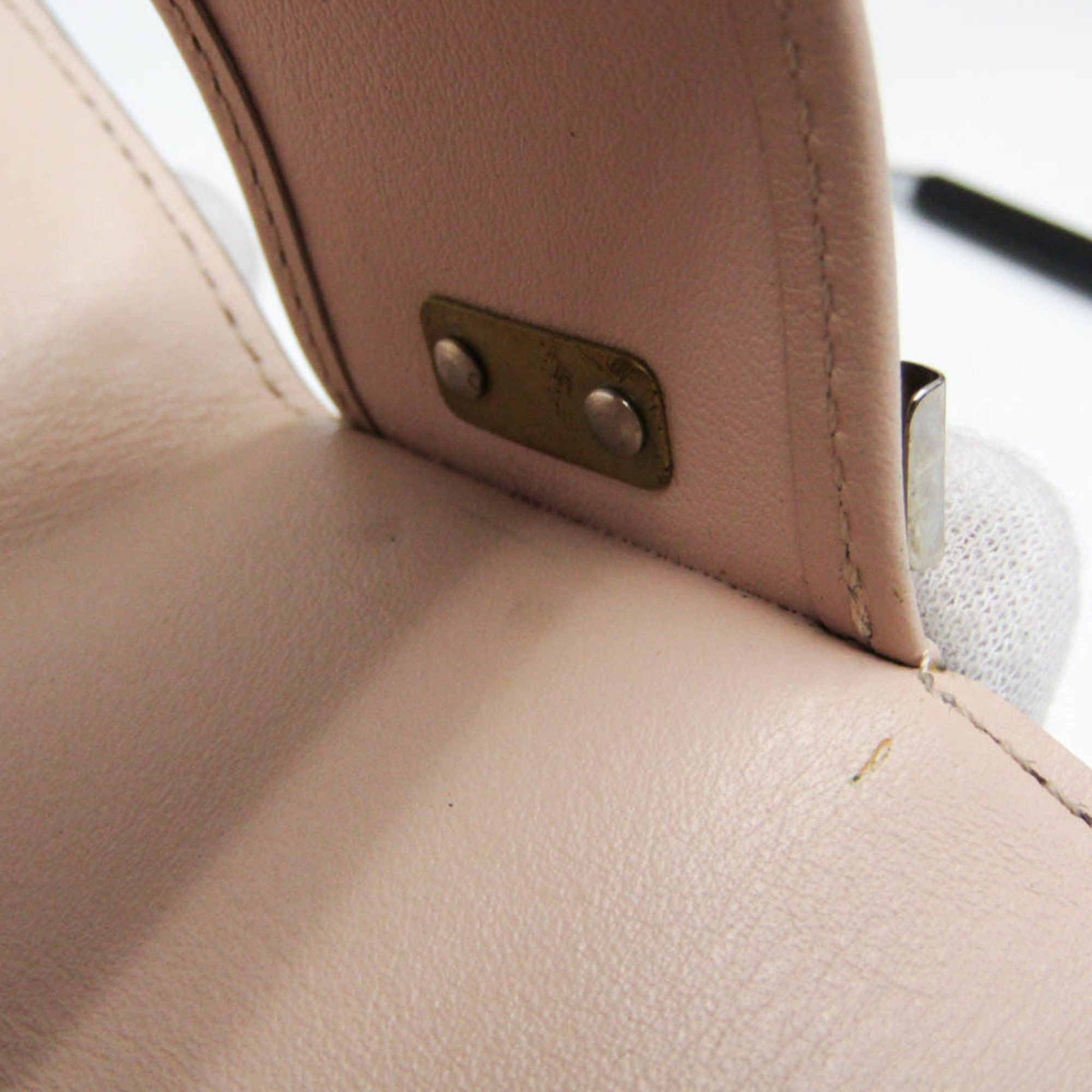 Louis Vuitton Louis Vuitton Mahina 4 Key Holder M80990 Men,Women Leather Key Case Pink Beige Size ONE SIZE - 15 Thumbnail