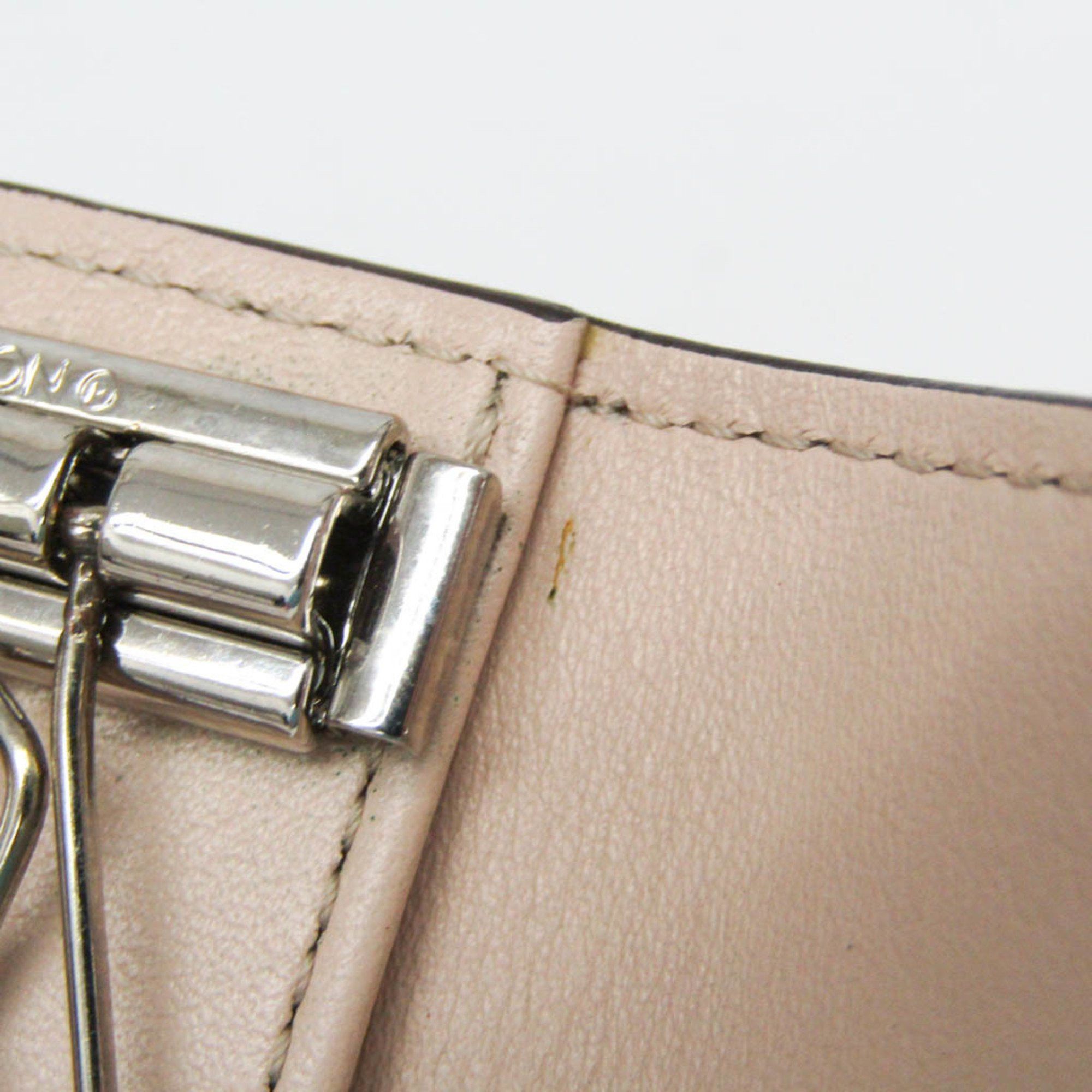 Louis Vuitton Louis Vuitton Mahina 4 Key Holder M80990 Men,Women Leather Key Case Pink Beige Size ONE SIZE - 10 Thumbnail
