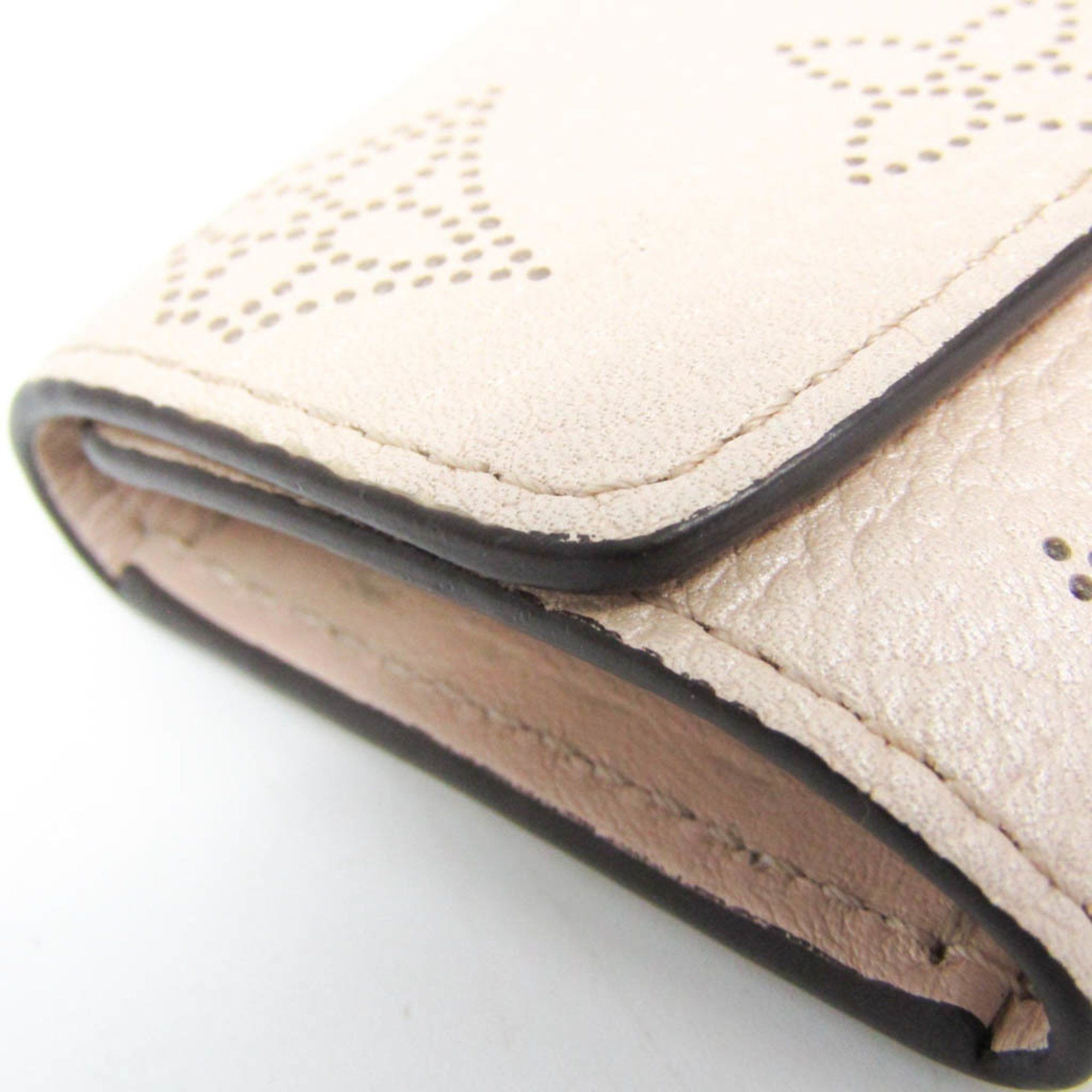 Louis Vuitton Louis Vuitton Mahina 4 Key Holder M80990 Men,Women Leather Key Case Pink Beige Size ONE SIZE - 7 Thumbnail