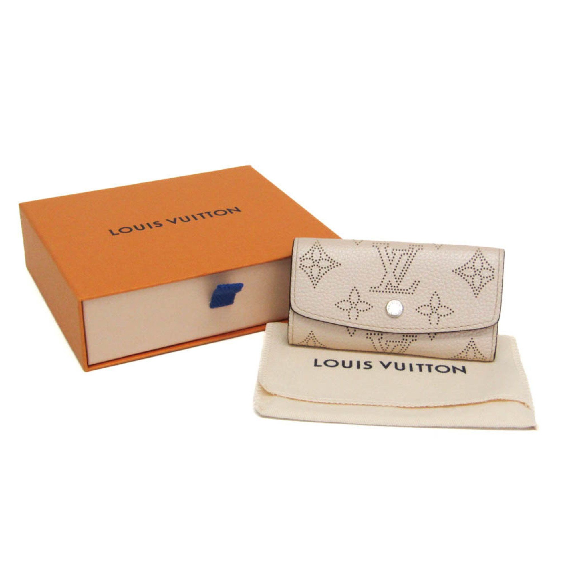 Louis Vuitton Louis Vuitton Mahina 4 Key Holder M80990 Men,Women Leather Key Case Pink Beige Size ONE SIZE - 2 Thumbnail