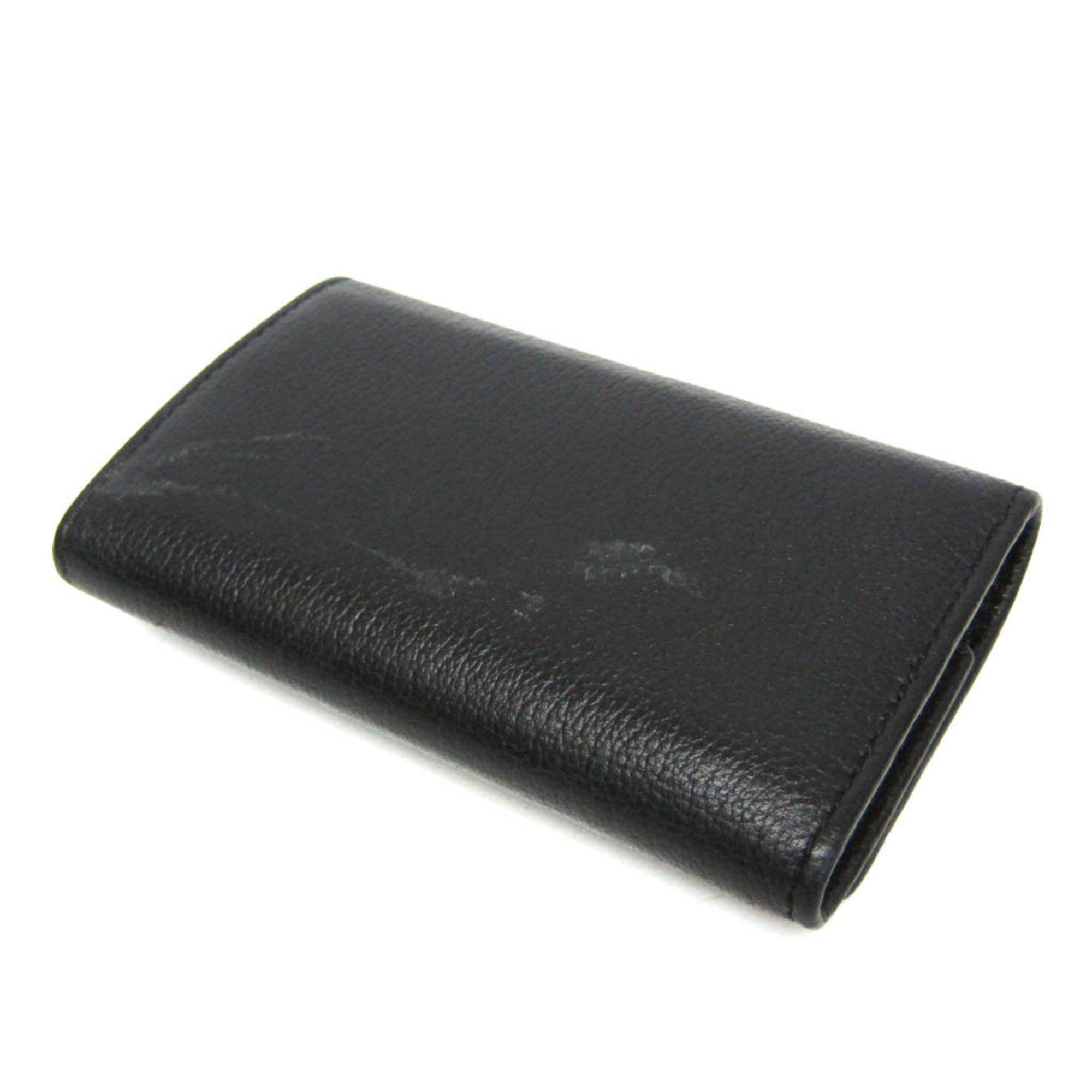Chanel Chanel Camellia Women's Leather Key Case Black Size ONE SIZE - 2 Thumbnail
