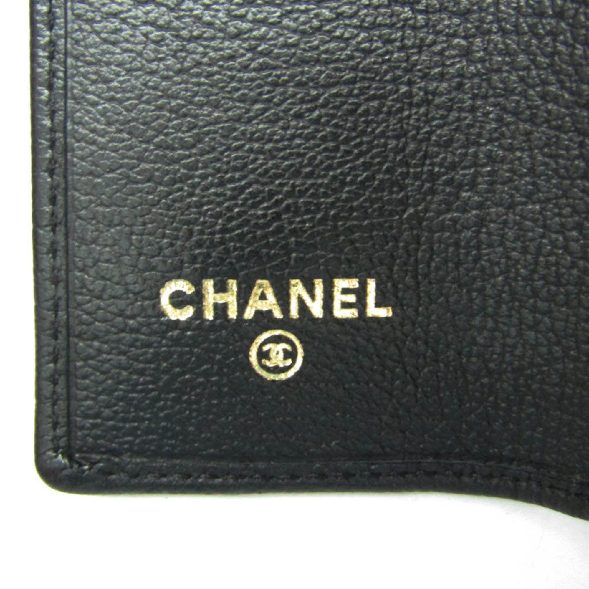 Chanel Chanel Camellia Women's Leather Key Case Black Size ONE SIZE - 12 Thumbnail