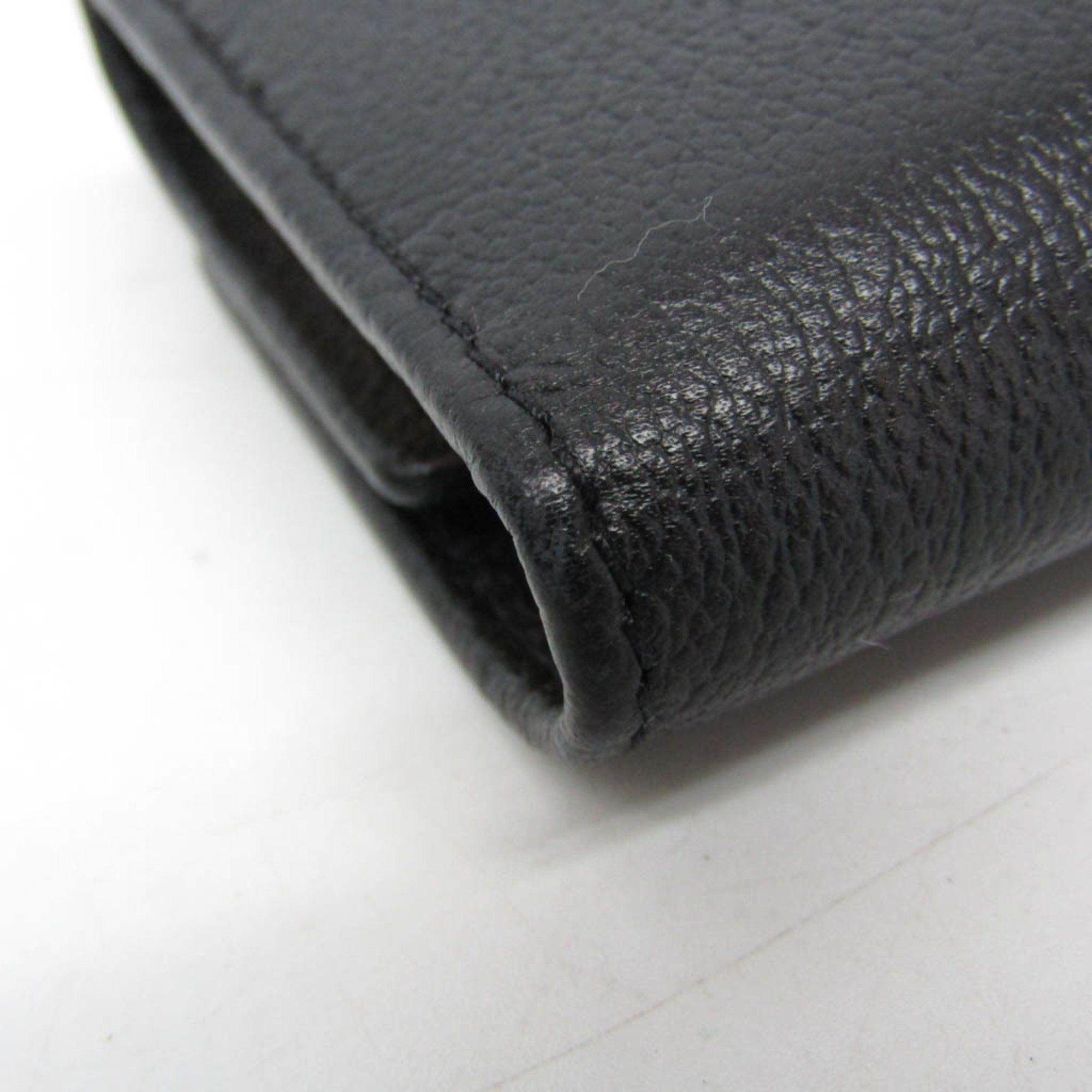Chanel Chanel Camellia Women's Leather Key Case Black Size ONE SIZE - 7 Thumbnail