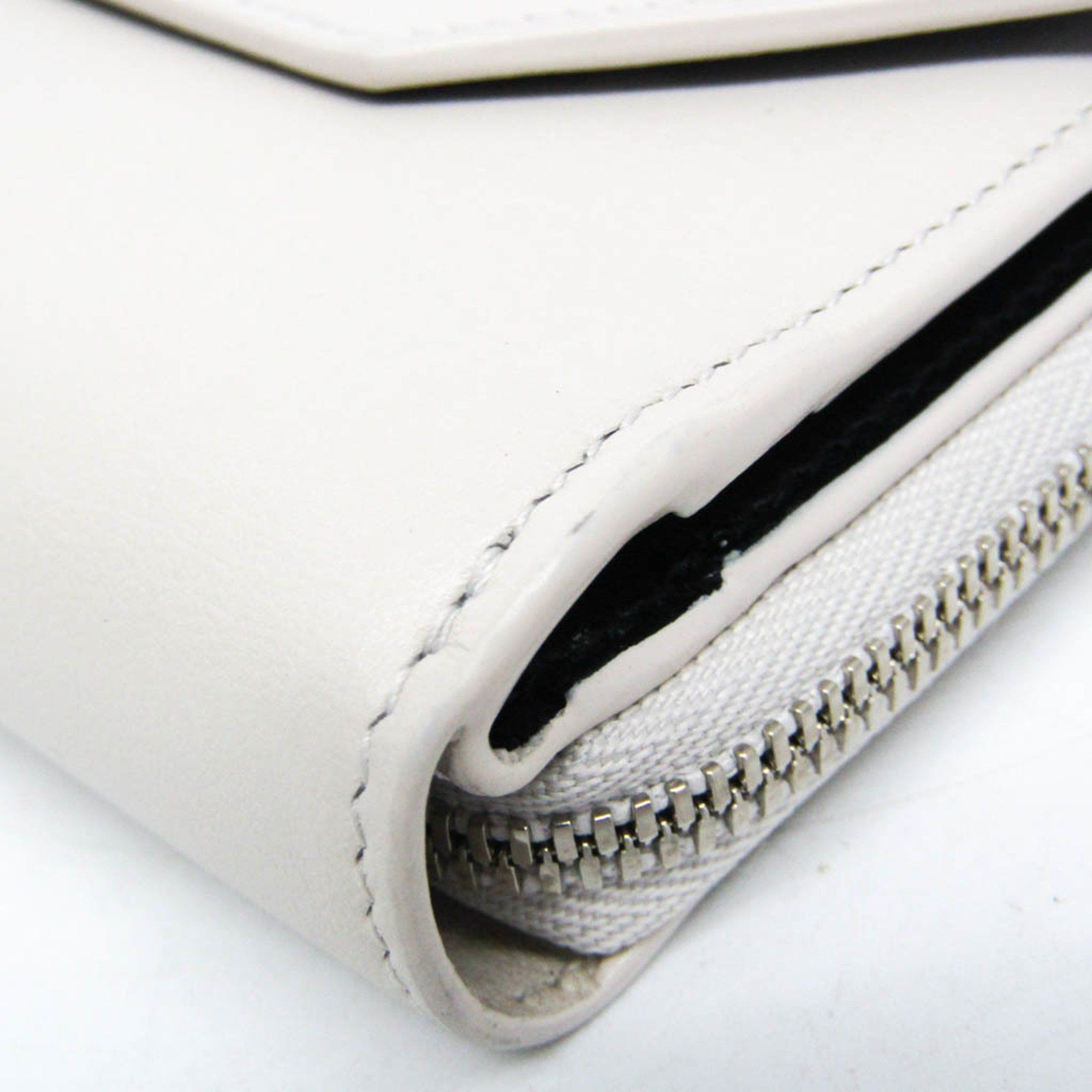 Balenciaga Balenciaga Envelope Compact Wallet 753762 Men,Women Leather Wallet (tri-fold) Black,Off-white Size ONE SIZE - 8 Thumbnail