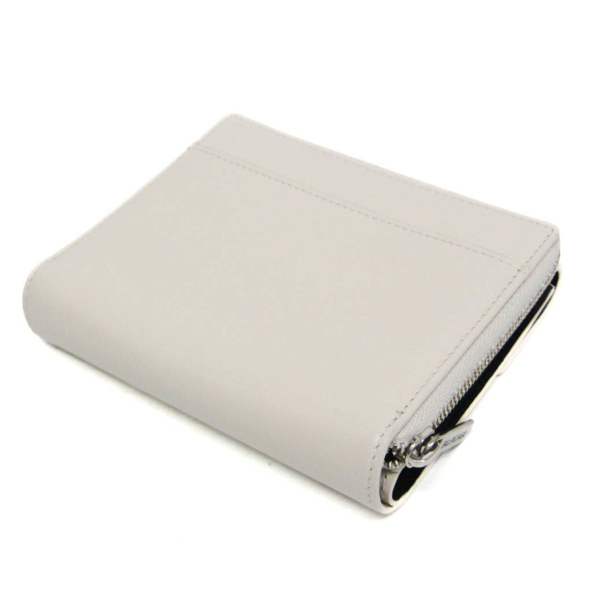 Balenciaga Balenciaga Envelope Compact Wallet 753762 Men,Women Leather Wallet (tri-fold) Black,Off-white Size ONE SIZE - 3 Thumbnail