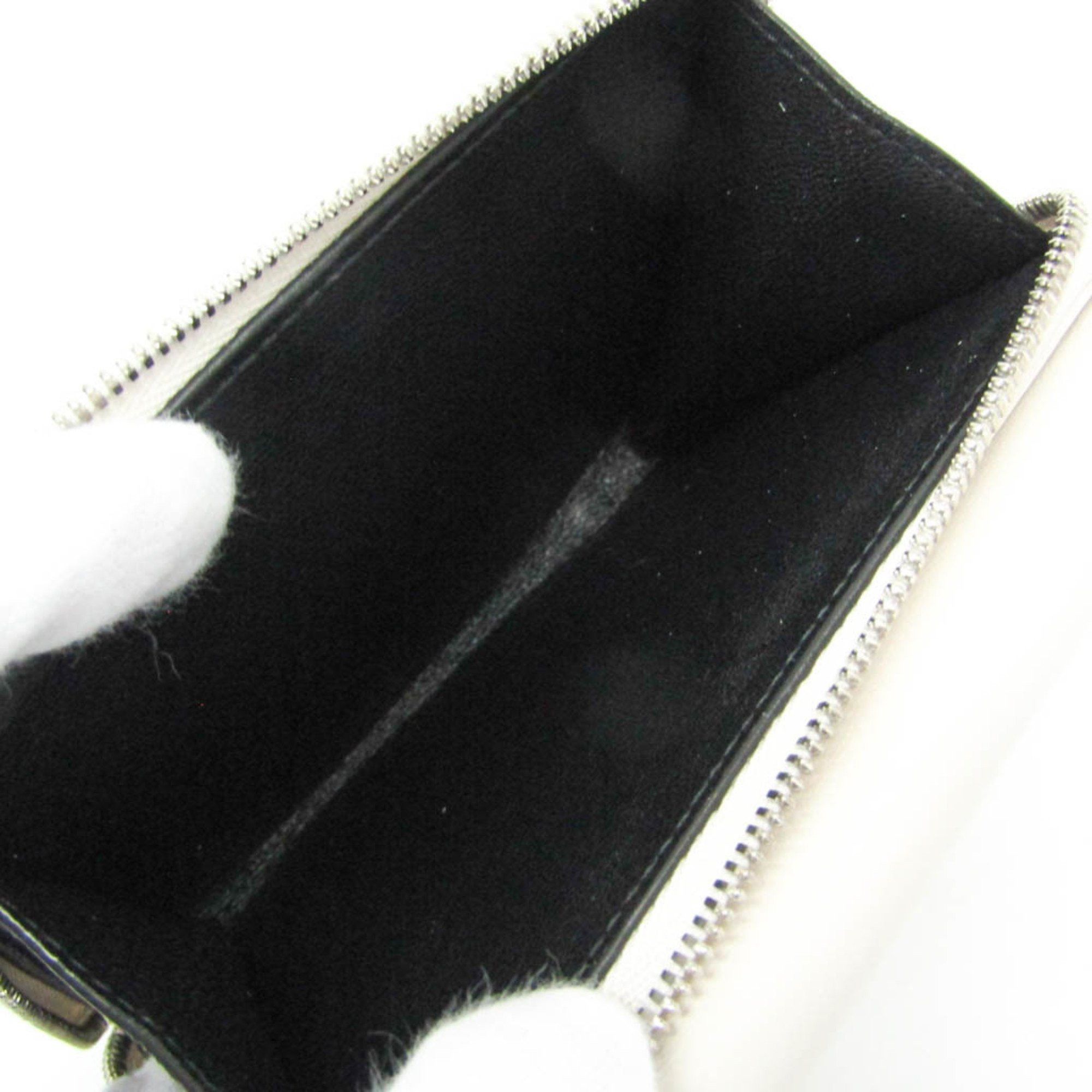 Balenciaga Balenciaga Envelope Compact Wallet 753762 Men,Women Leather Wallet (tri-fold) Black,Off-white Size ONE SIZE - 5 Thumbnail