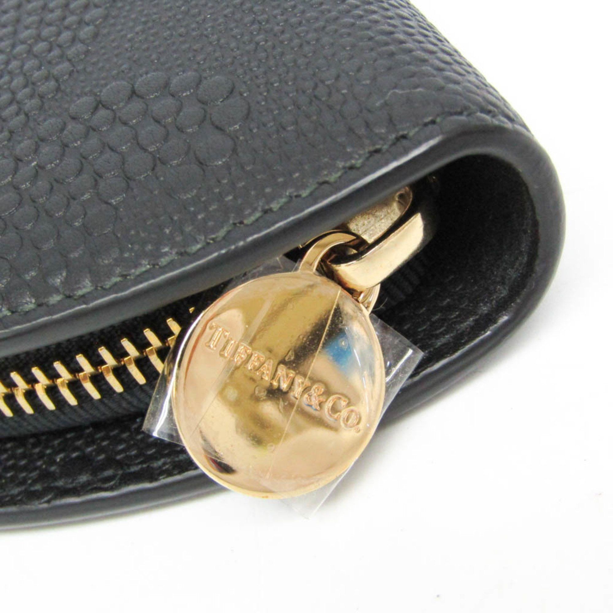 Tiffany & Co. Tiffany Half Moon Men,Women Leather Long Wallet (bi-fold) Black Size ONE SIZE - 8 Thumbnail