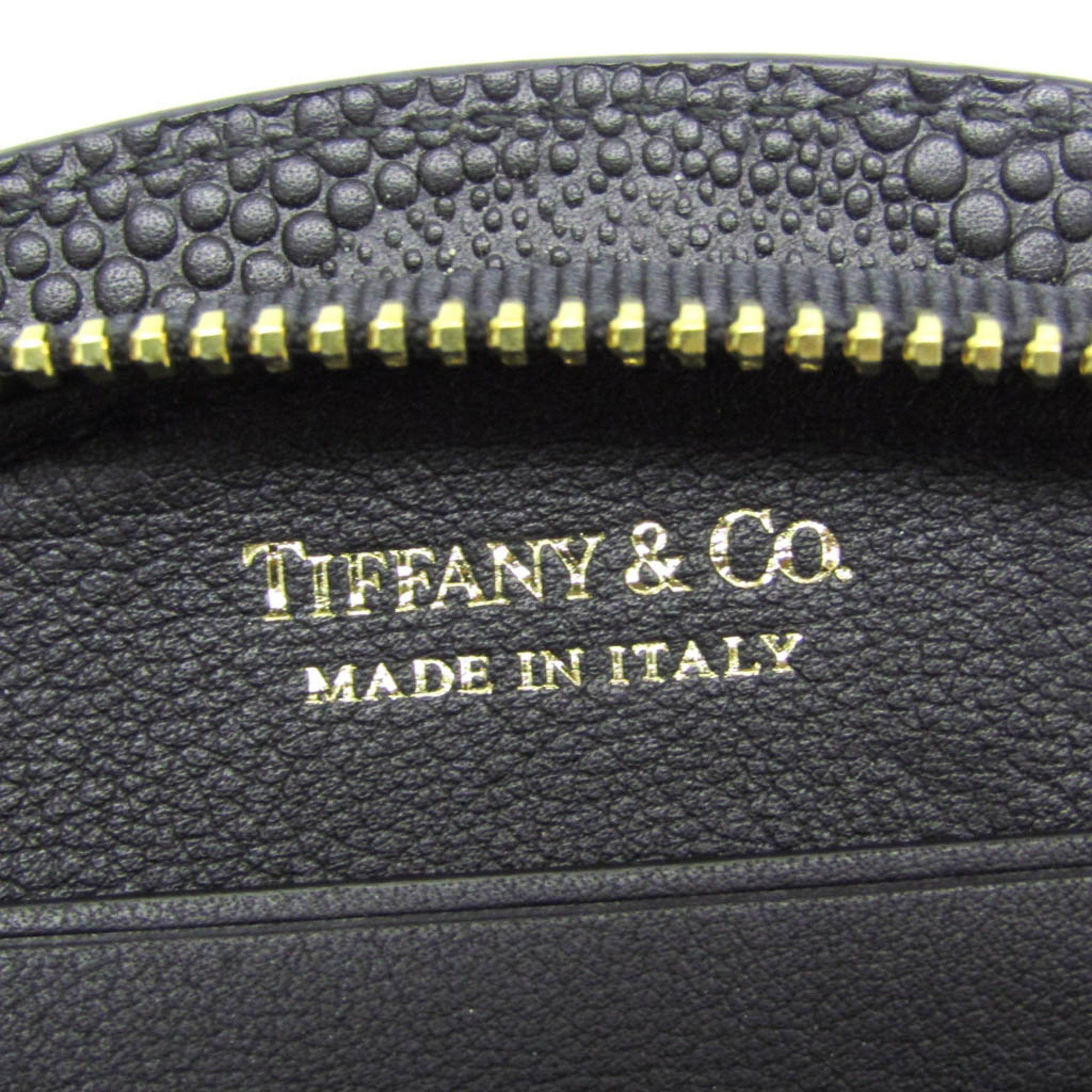 Tiffany & Co. Tiffany Half Moon Men,Women Leather Long Wallet (bi-fold) Black Size ONE SIZE - 10 Thumbnail