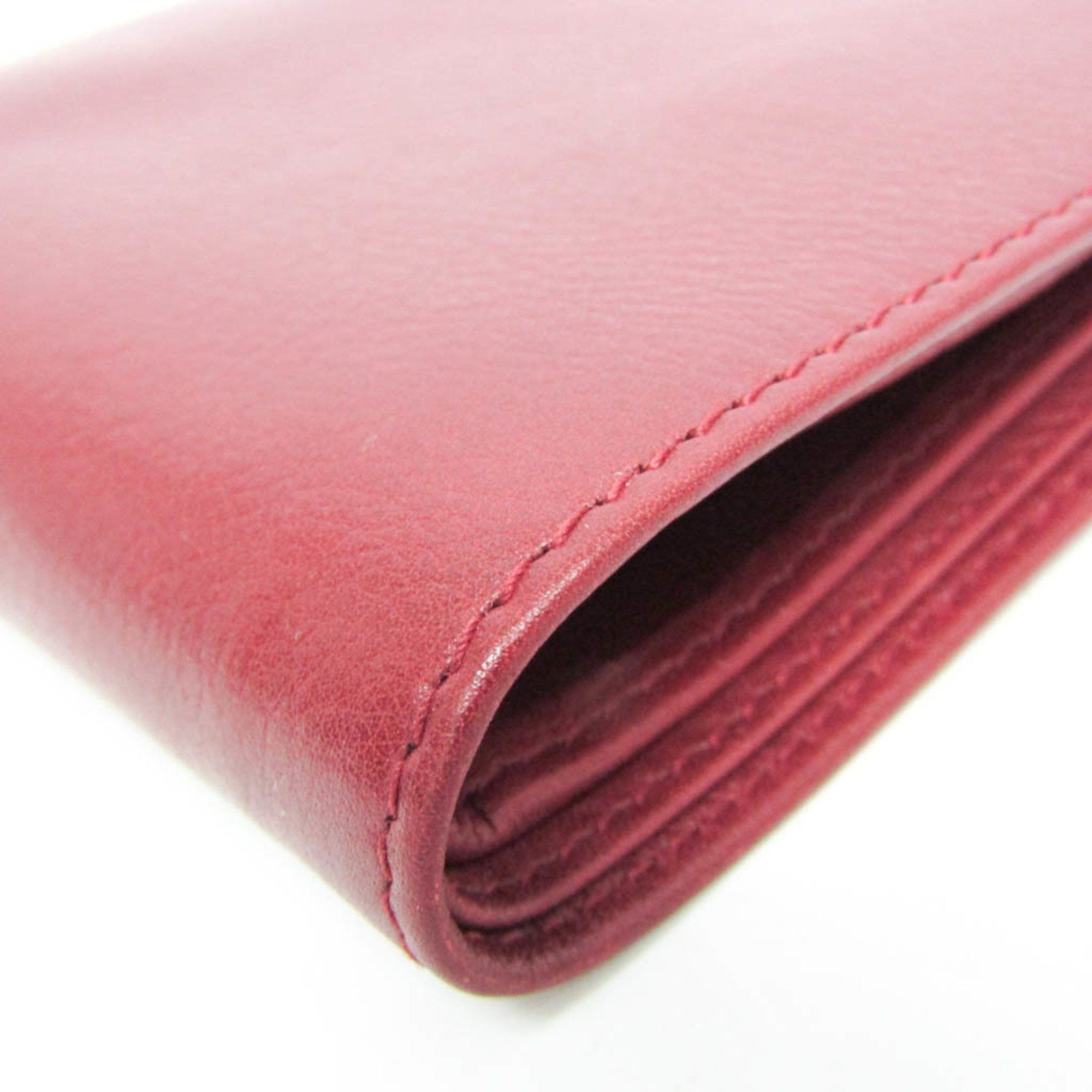 Prada Prada GRAIN CALF 2M0738 Women,Men Leather Wallet (bi-fold) Cherry Red Size ONE SIZE - 7 Thumbnail