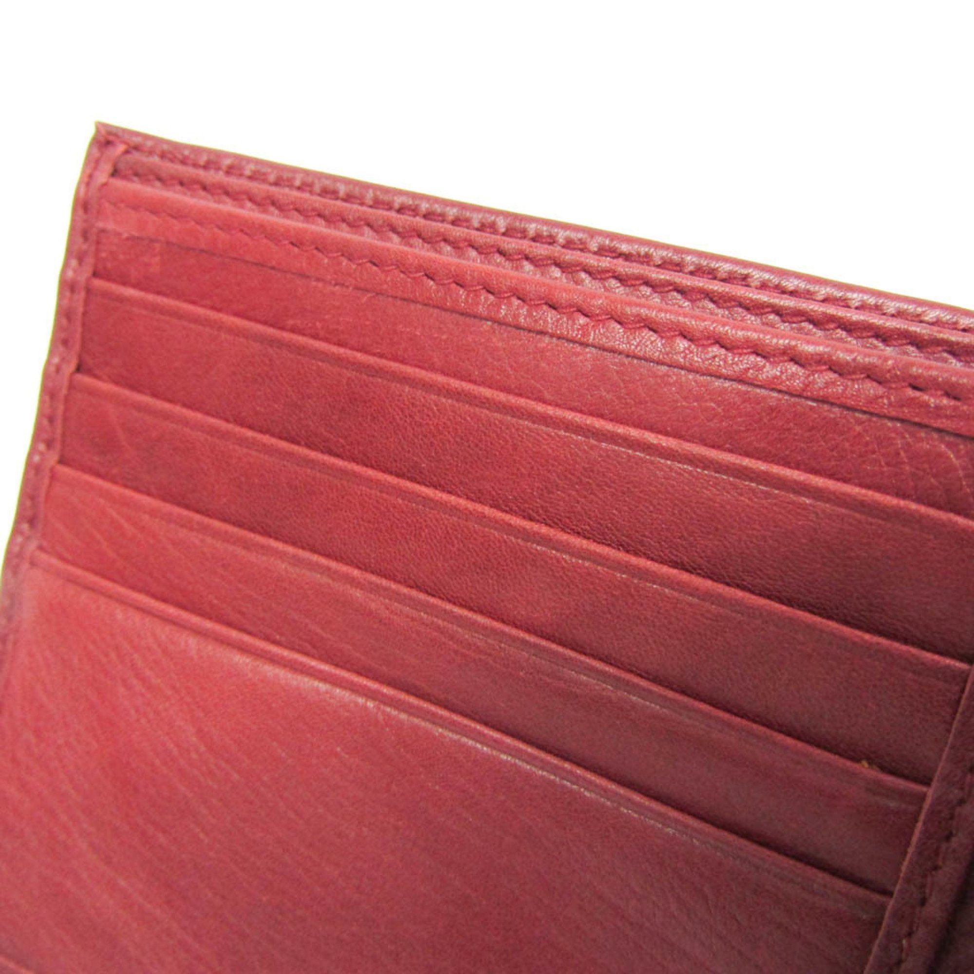 Prada Prada GRAIN CALF 2M0738 Women,Men Leather Wallet (bi-fold) Cherry Red Size ONE SIZE - 10 Thumbnail