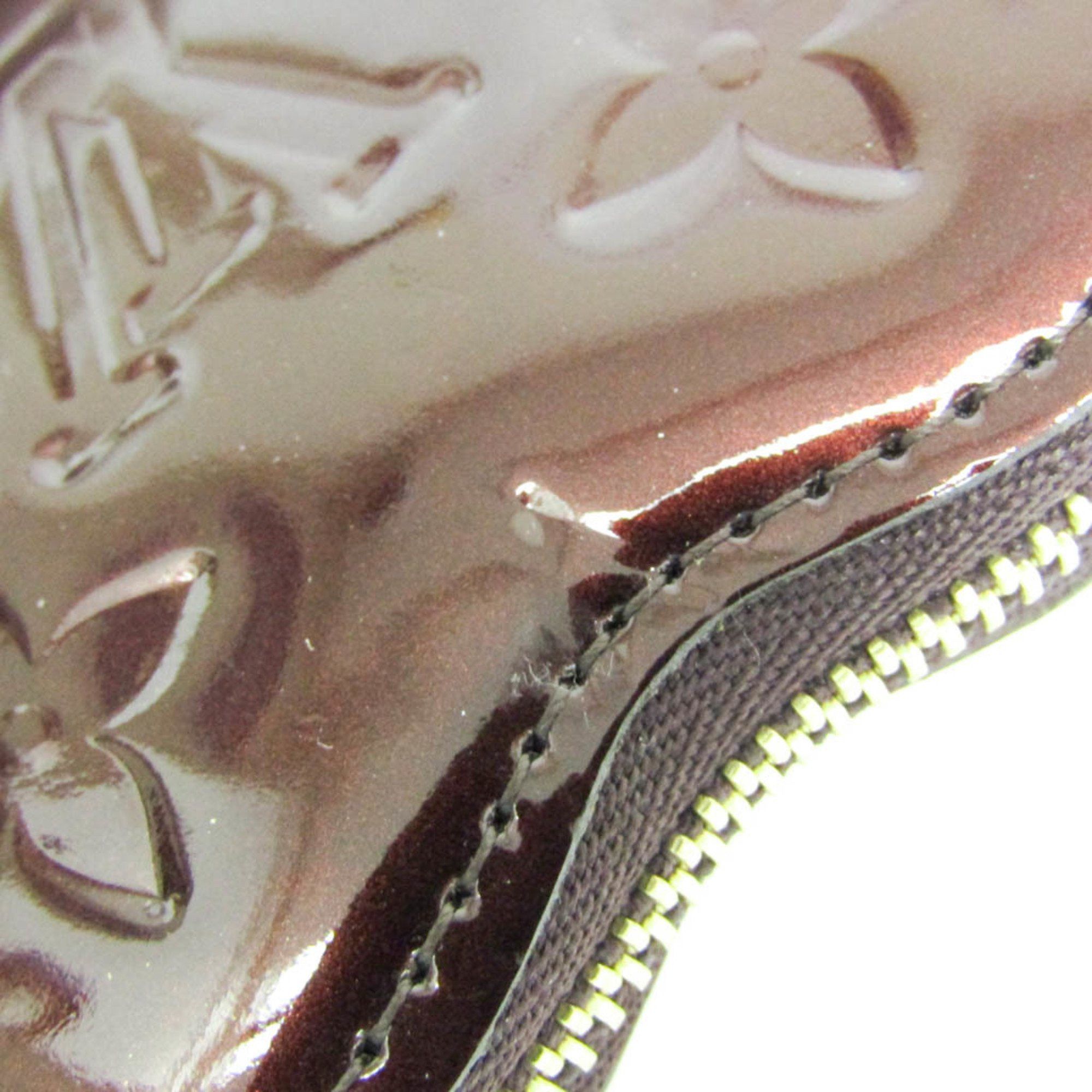 Louis Vuitton Louis Vuitton Monogram Vernis Porto Monet Cool M93561 Women's Monogram Vernis Coin Purse/coin Case Amarante Size ONE SIZE - 10 Thumbnail