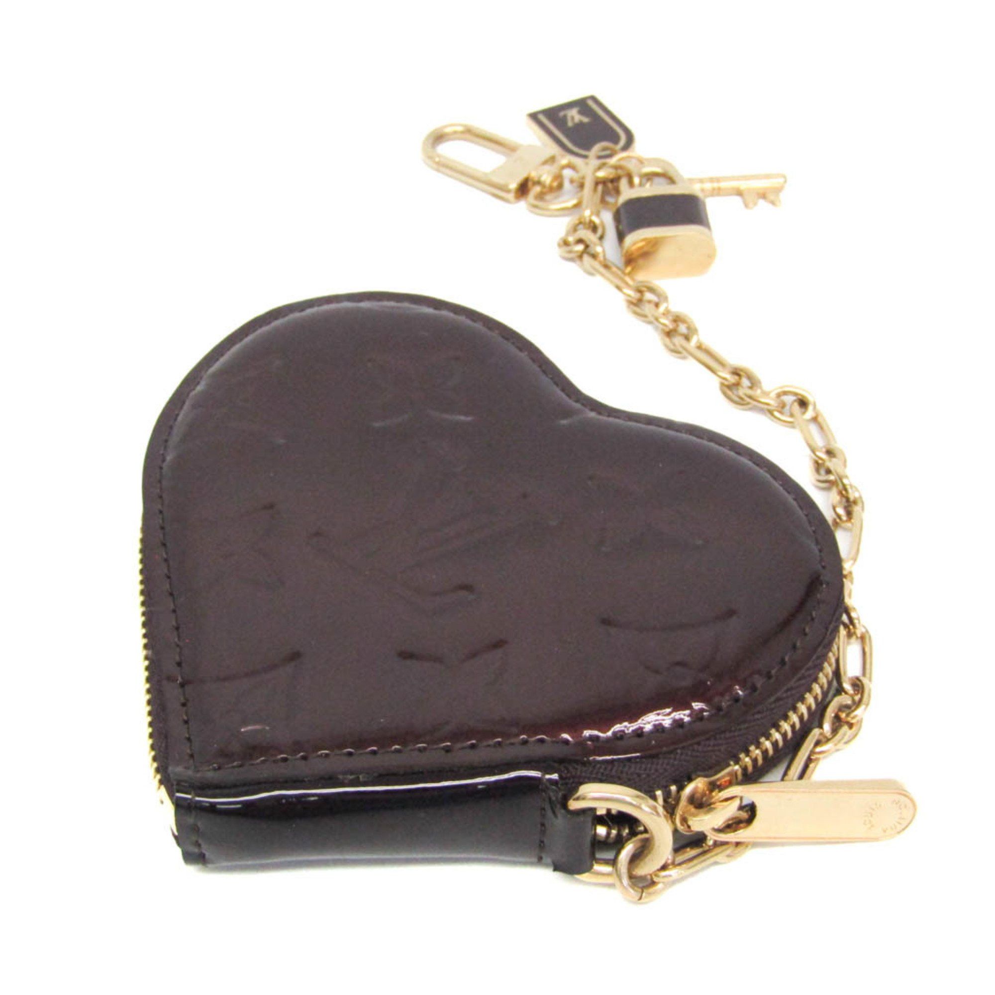 Louis Vuitton Louis Vuitton Monogram Vernis Porto Monet Cool M93561 Women's Monogram Vernis Coin Purse/coin Case Amarante Size ONE SIZE - 2 Thumbnail