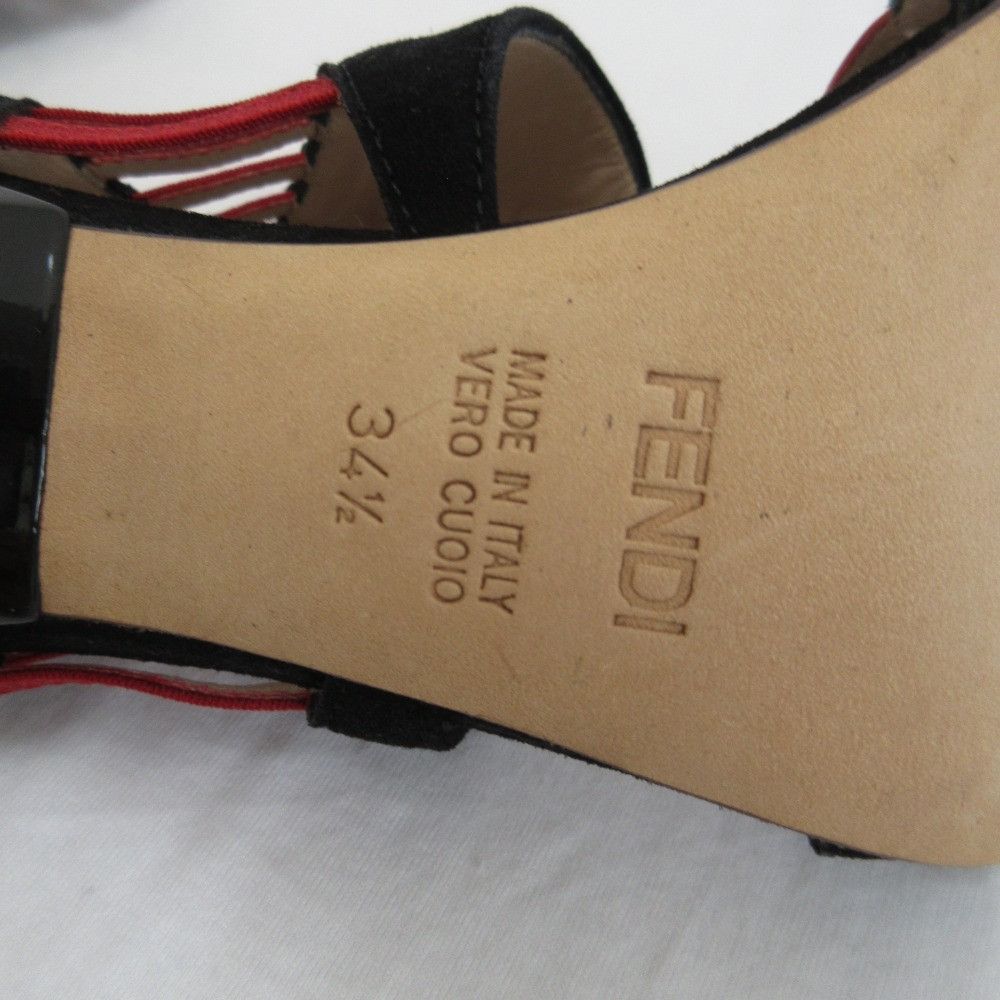 Fendi Fendi Fendi Suede High Heel Sandals Suede Shoes DUTY FREE for USA Size ONE SIZE - 7 Thumbnail