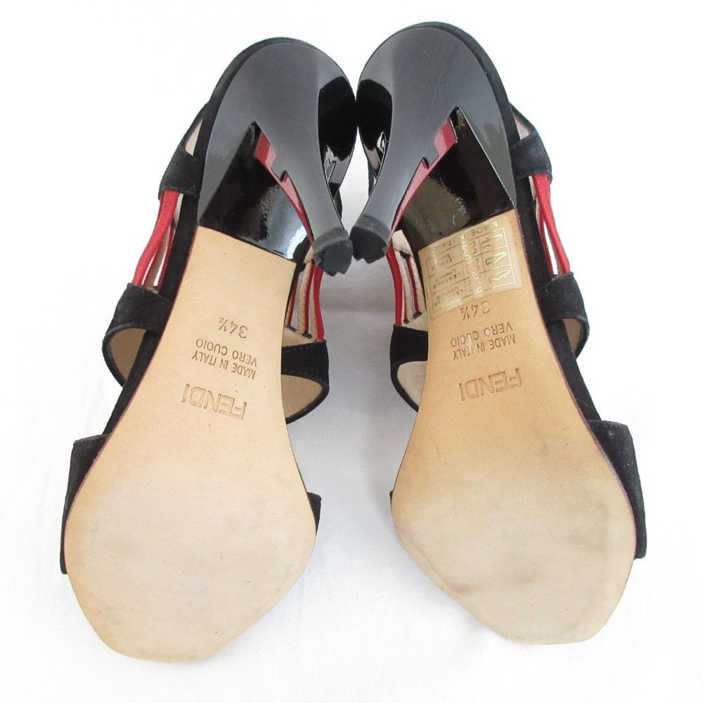 Fendi Fendi Fendi Suede High Heel Sandals Suede Shoes DUTY FREE for USA Size ONE SIZE - 6 Thumbnail