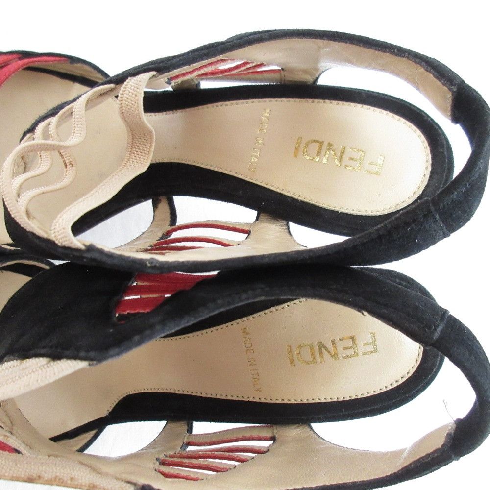 Fendi Fendi Fendi Suede High Heel Sandals Suede Shoes DUTY FREE for USA Size ONE SIZE - 5 Thumbnail