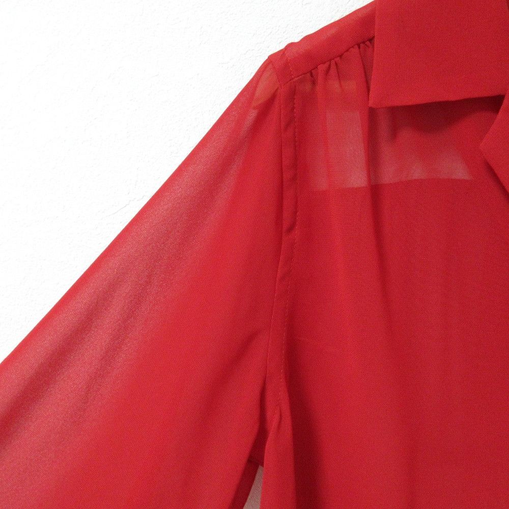 Other Needles Gathered Blouse Poly Chiffon Blouse Others Tops IN139 DUTY FREE for USA