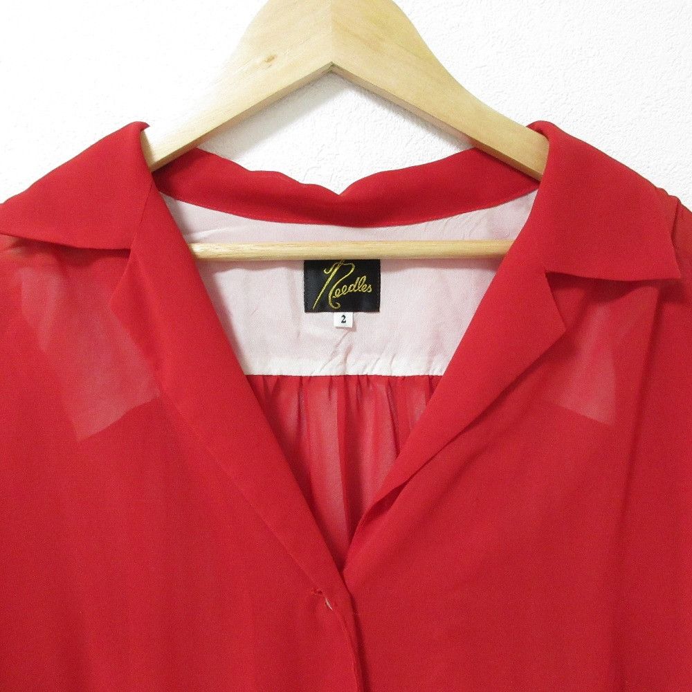 Other Needles Gathered Blouse Poly Chiffon Blouse Others Tops IN139 DUTY FREE for USA
