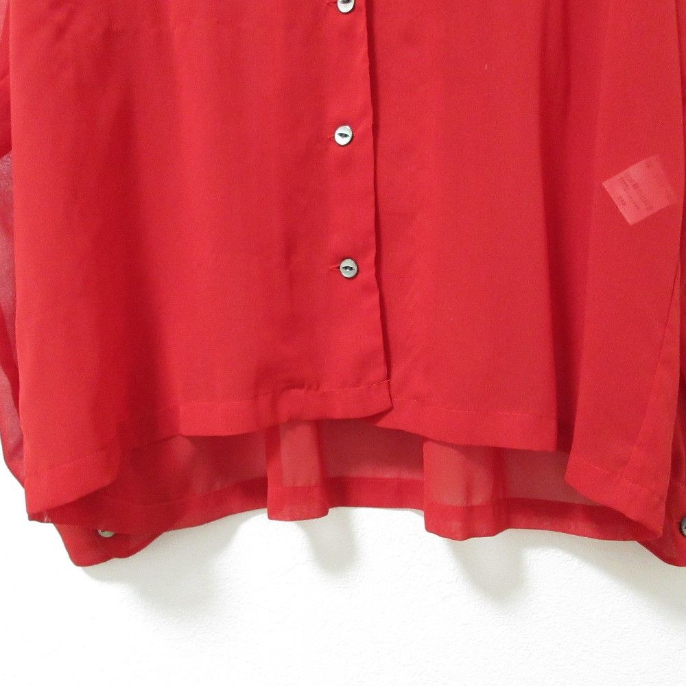 Other Needles Gathered Blouse Poly Chiffon Blouse Others Tops IN139 DUTY FREE for USA