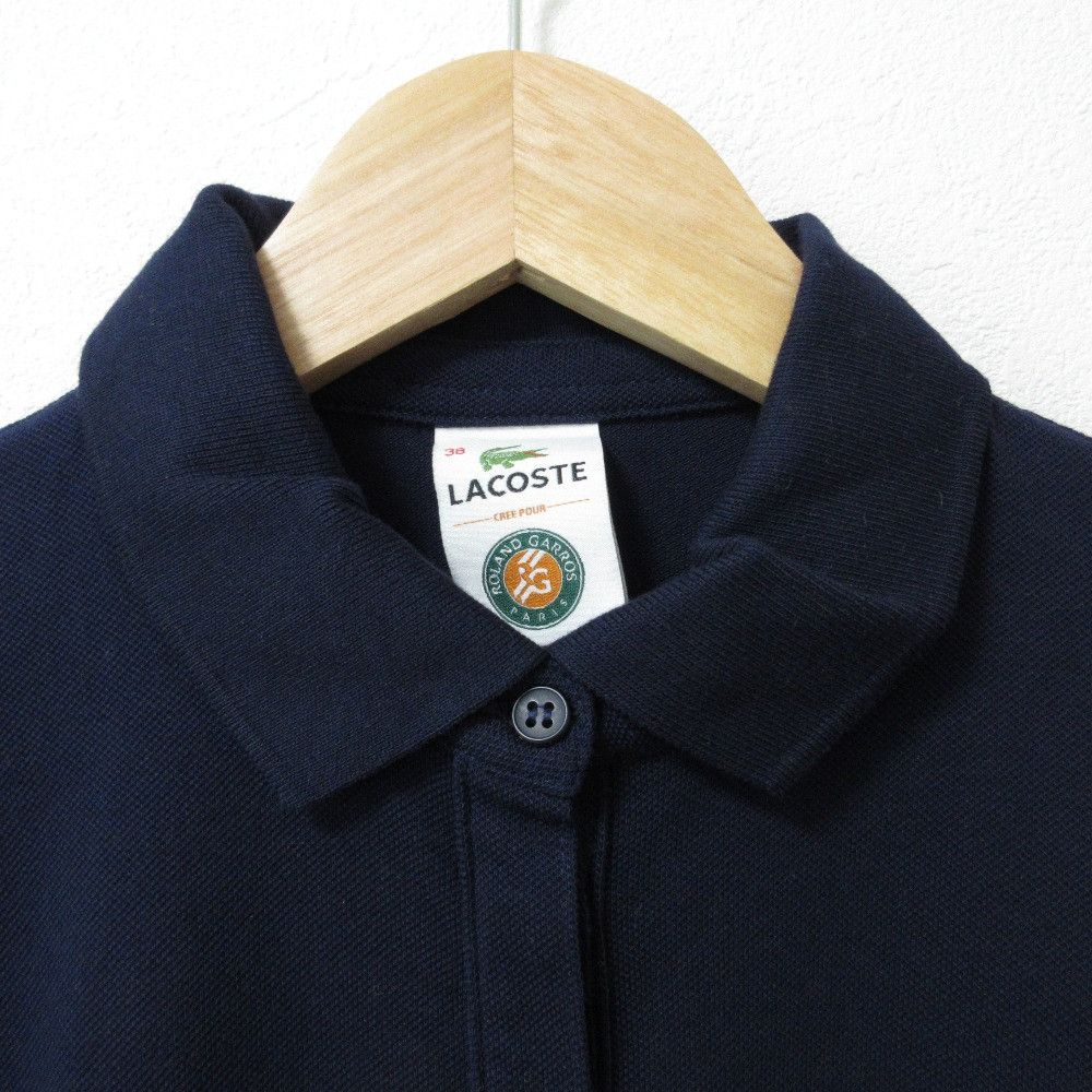 Other Other Lacoste Roland Garros Embroidered Short Sleeve Polo Shirt Cotton Tops DUTY FREE for USA Size ONE SIZE - 3 Thumbnail