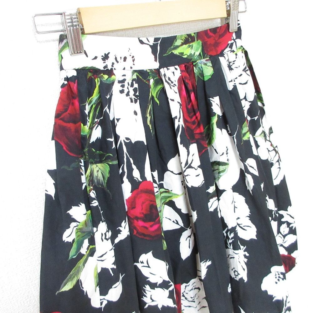 Dolce & Gabbana Dolce & Gabbana Dolce&Gabbana Floral Rose Print Skirt Others Skirts DUTY FREE for USA Size ONE SIZE - 3 Thumbnail