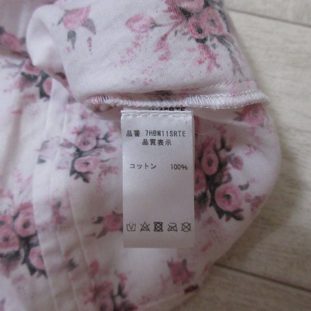 Dior Dior Christian Dior Rose Print Short Sleeve Pullover Cotton Tops DUTY FREE for USA Size ONE SIZE - 4 Thumbnail