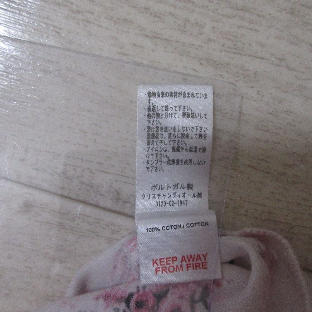 Dior Dior Christian Dior Rose Print Short Sleeve Pullover Cotton Tops DUTY FREE for USA Size ONE SIZE - 5 Thumbnail