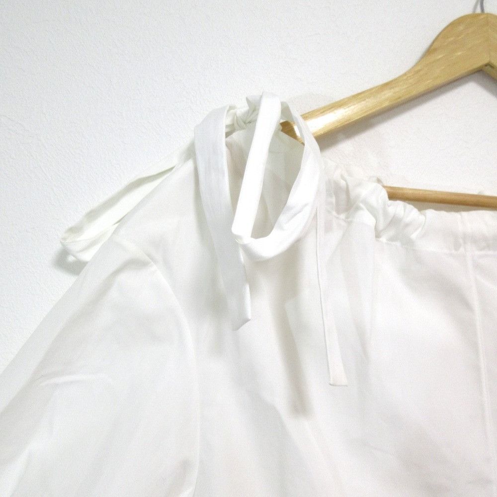 Marni Marni Marni Ribbon Shoulder Short Sleeve Top Cotton Tops DUTY FREE for USA Size ONE SIZE - 4 Thumbnail