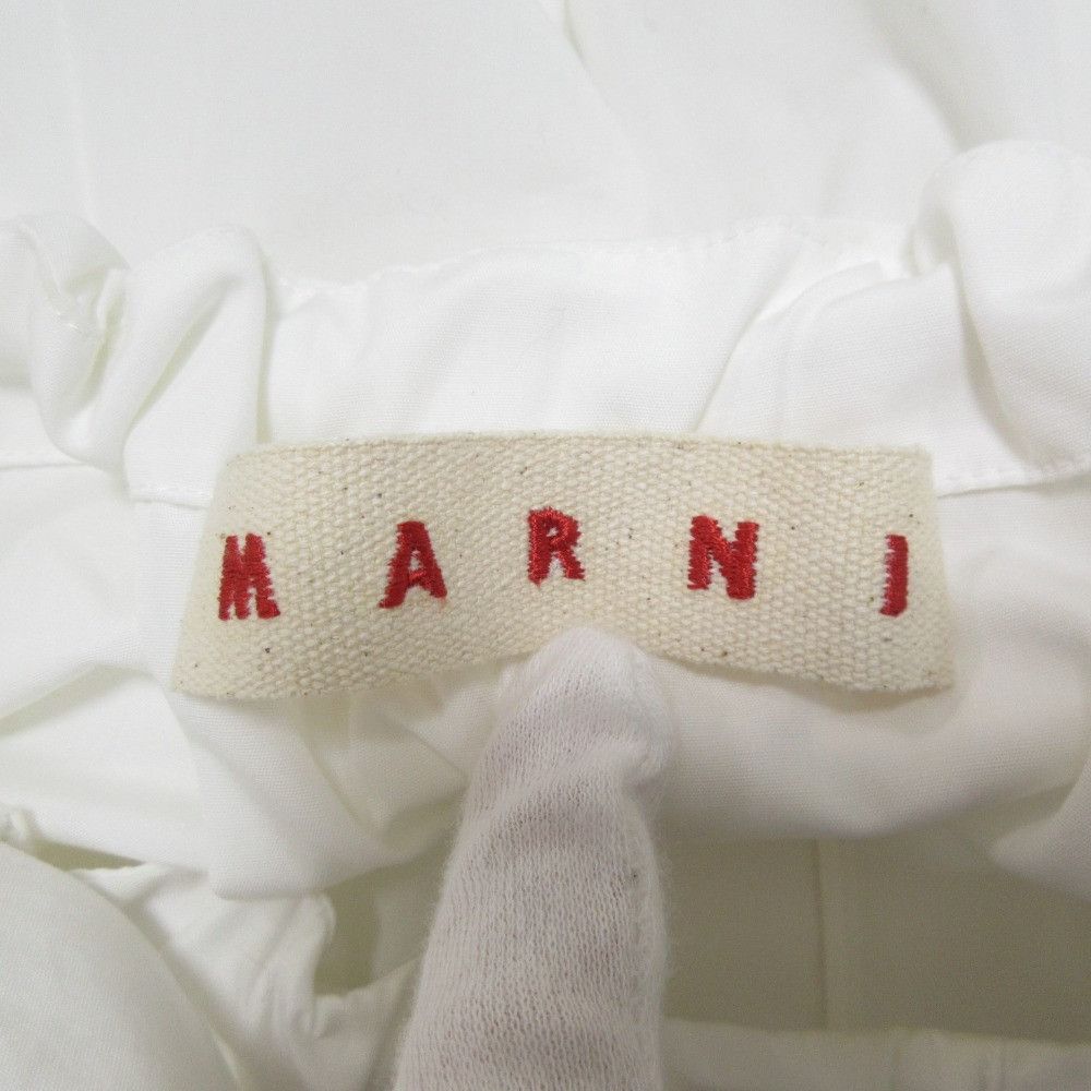 Marni Marni Marni Ribbon Shoulder Short Sleeve Top Cotton Tops DUTY FREE for USA Size ONE SIZE - 9 Thumbnail