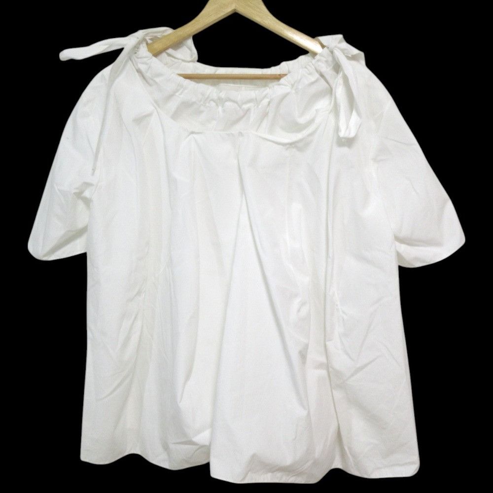 Marni Marni Marni Ribbon Shoulder Short Sleeve Top Cotton Tops DUTY FREE for USA Size ONE SIZE - 2 Thumbnail