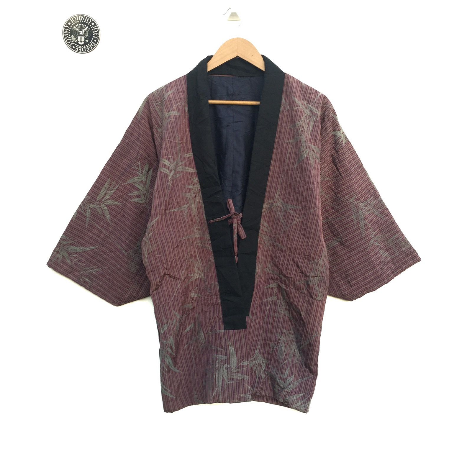 Japanese Brand Kimono Paded,Awase Haori Hanten Tartan Plaid Pattern ...