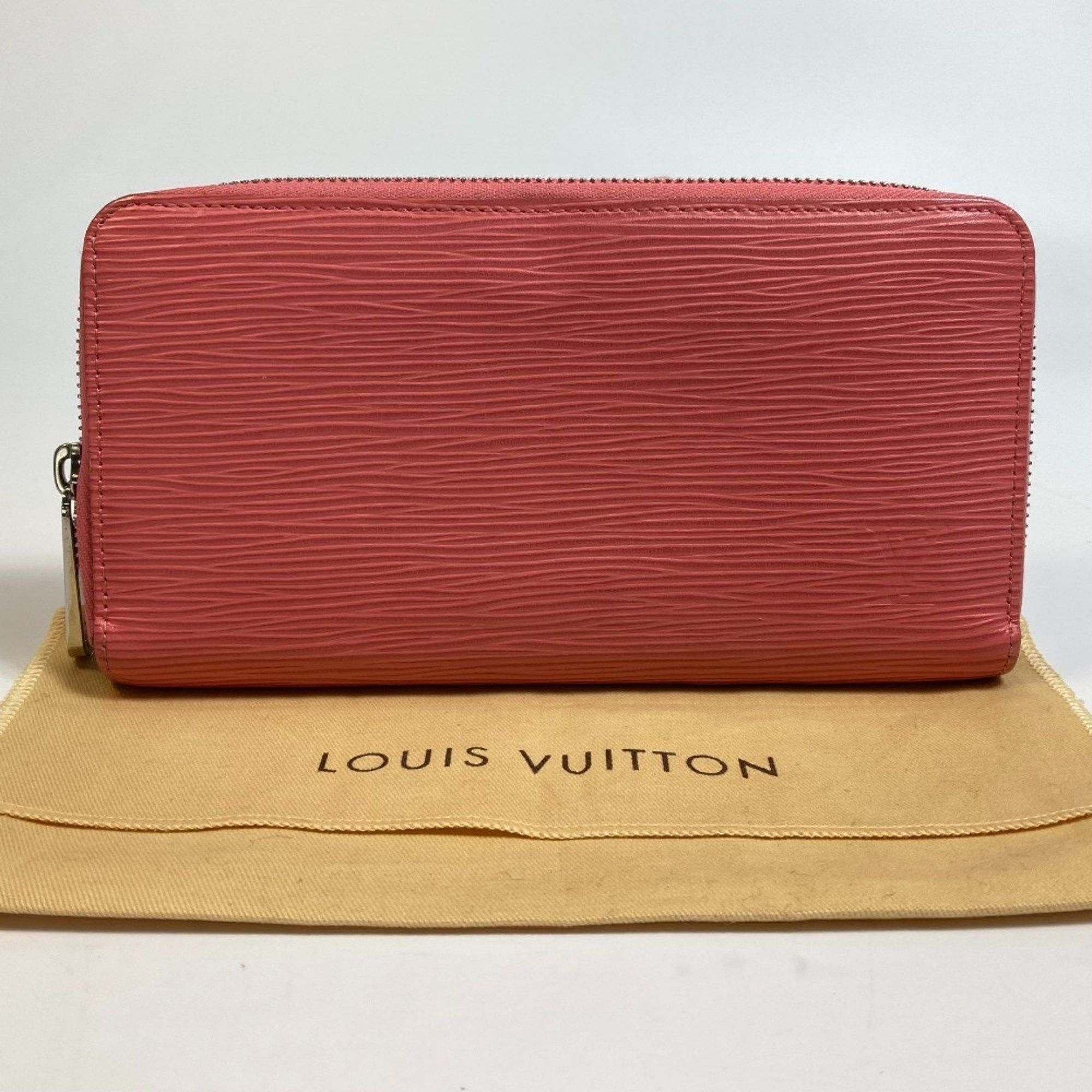 Louis Vuitton LOUIS VUITTON M60663 Epi Zippy Wallet, Round Zip Long Leather, Women's, Corail, Pink Size ONE SIZE - 14 Thumbnail
