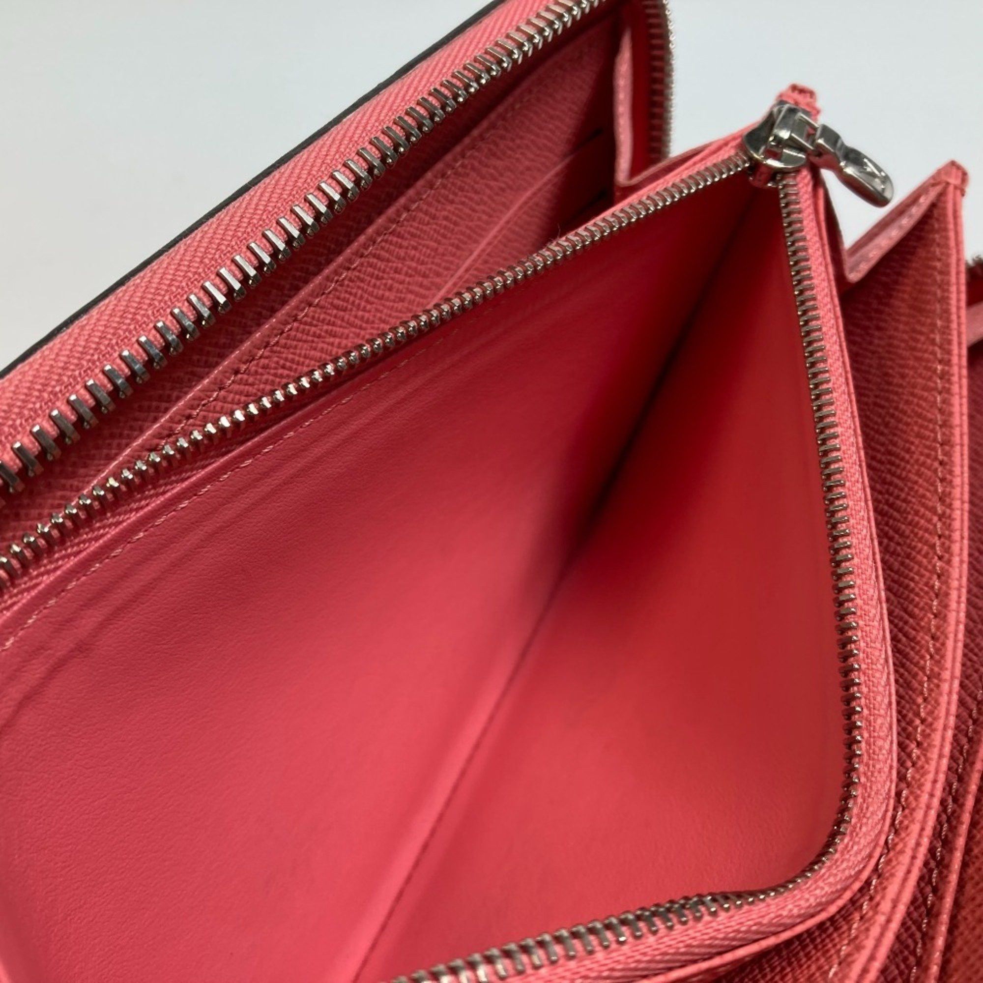 Louis Vuitton LOUIS VUITTON M60663 Epi Zippy Wallet, Round Zip Long Leather, Women's, Corail, Pink Size ONE SIZE - 12 Thumbnail