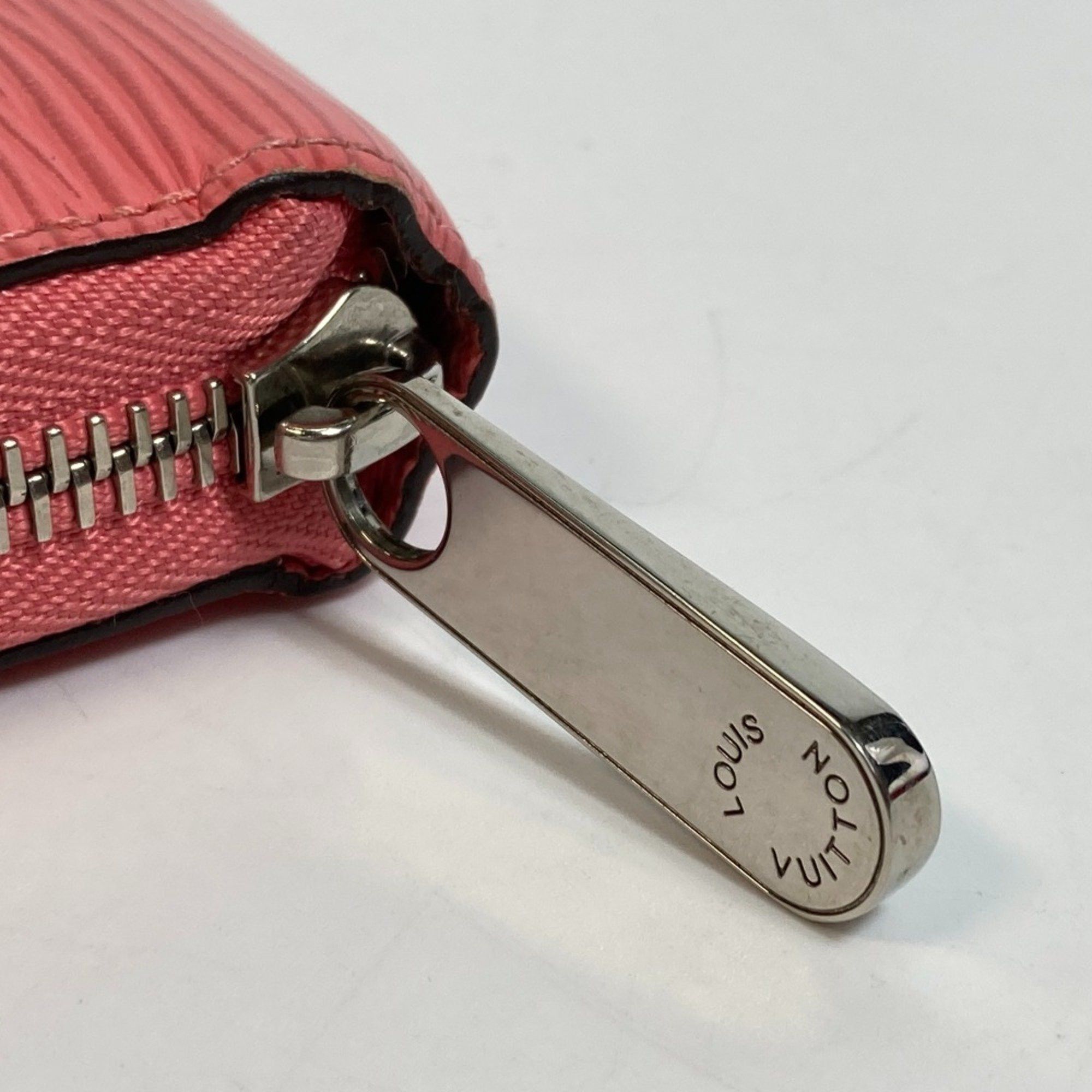 Louis Vuitton LOUIS VUITTON M60663 Epi Zippy Wallet, Round Zip Long Leather, Women's, Corail, Pink Size ONE SIZE - 7 Thumbnail