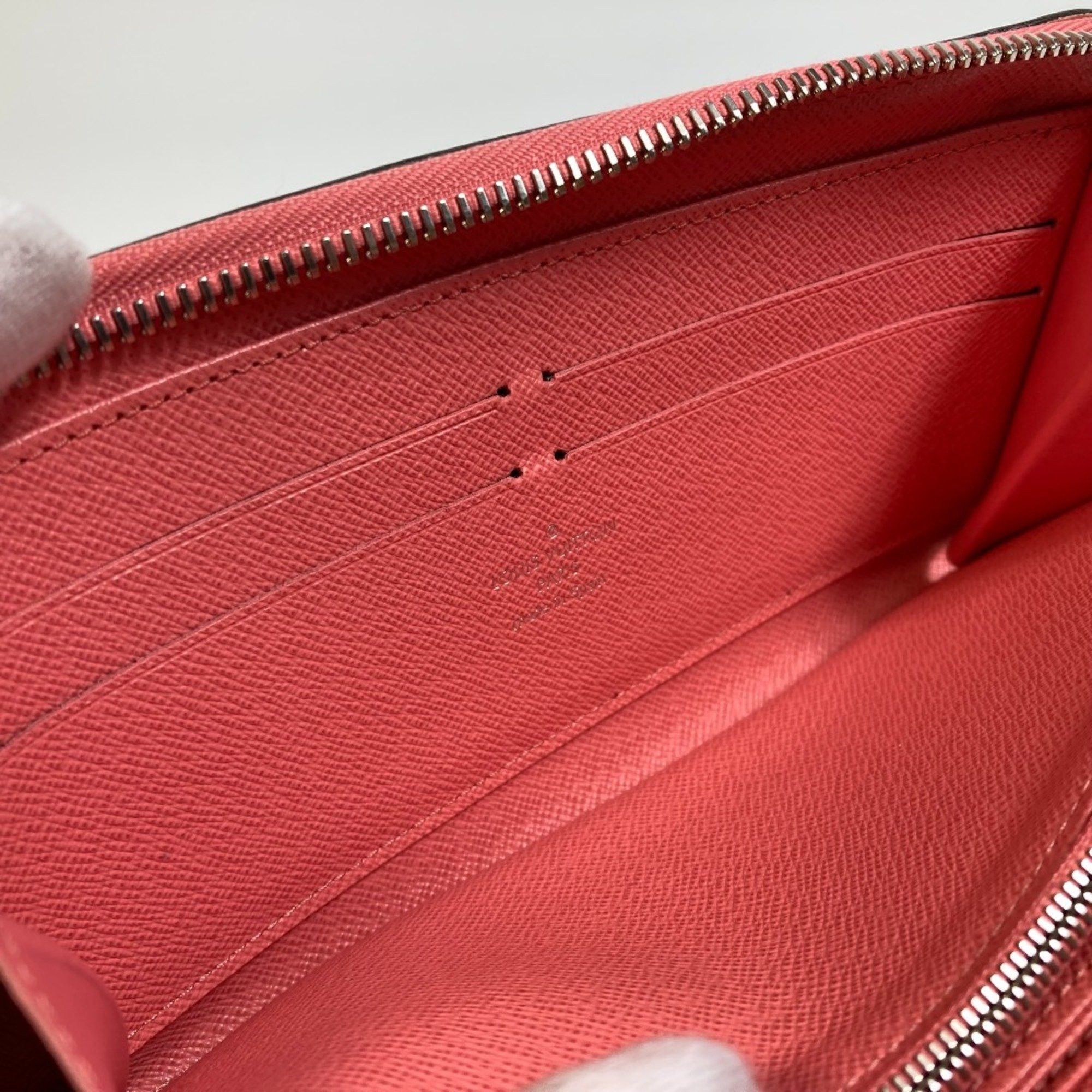 Louis Vuitton LOUIS VUITTON M60663 Epi Zippy Wallet, Round Zip Long Leather, Women's, Corail, Pink Size ONE SIZE - 11 Thumbnail