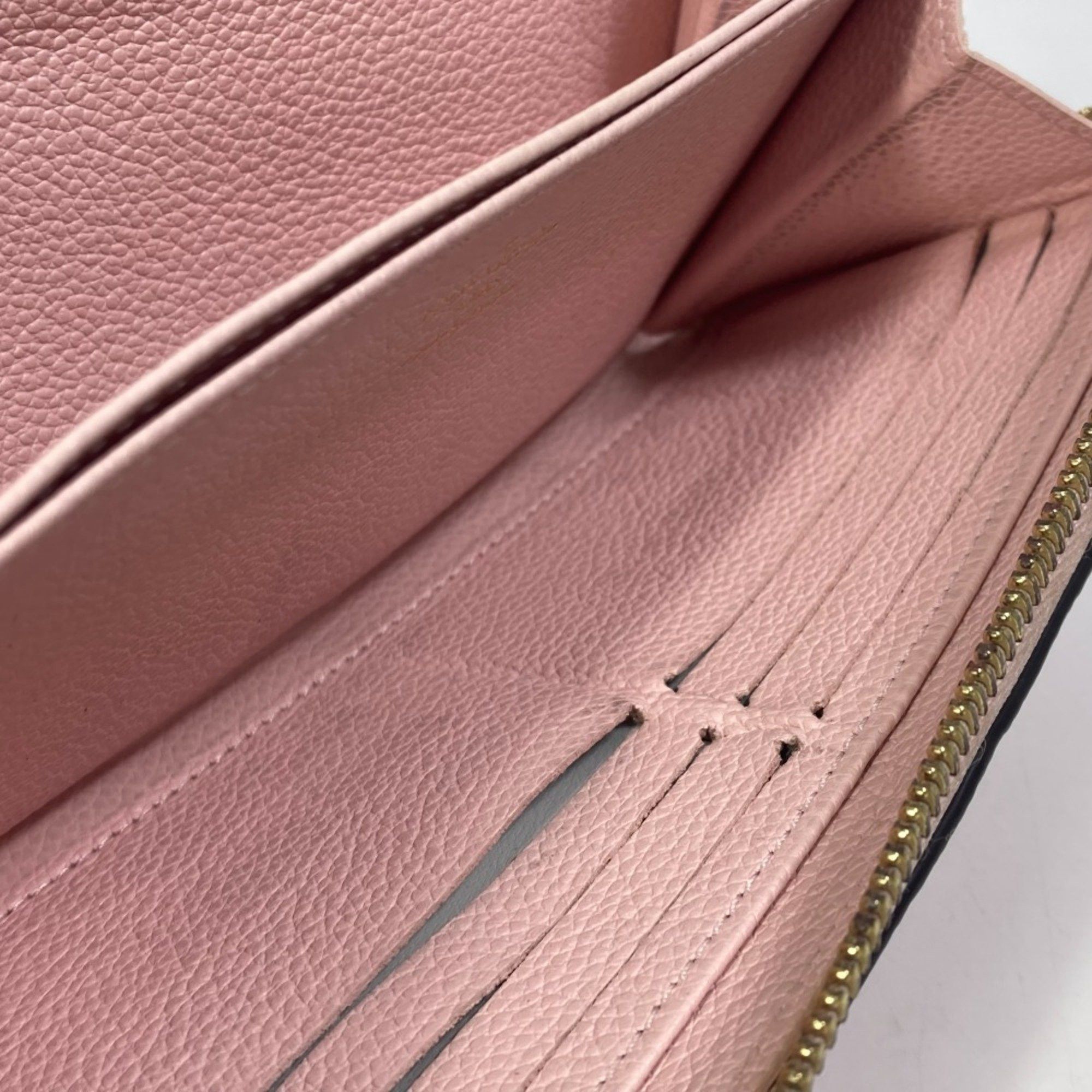 Louis Vuitton LOUIS VUITTON M80403 Monogram Empreinte by the Pool Zippy Wallet, Leather, Women's, Bouton de Rose, Pink Size ONE SIZE - 11 Thumbnail