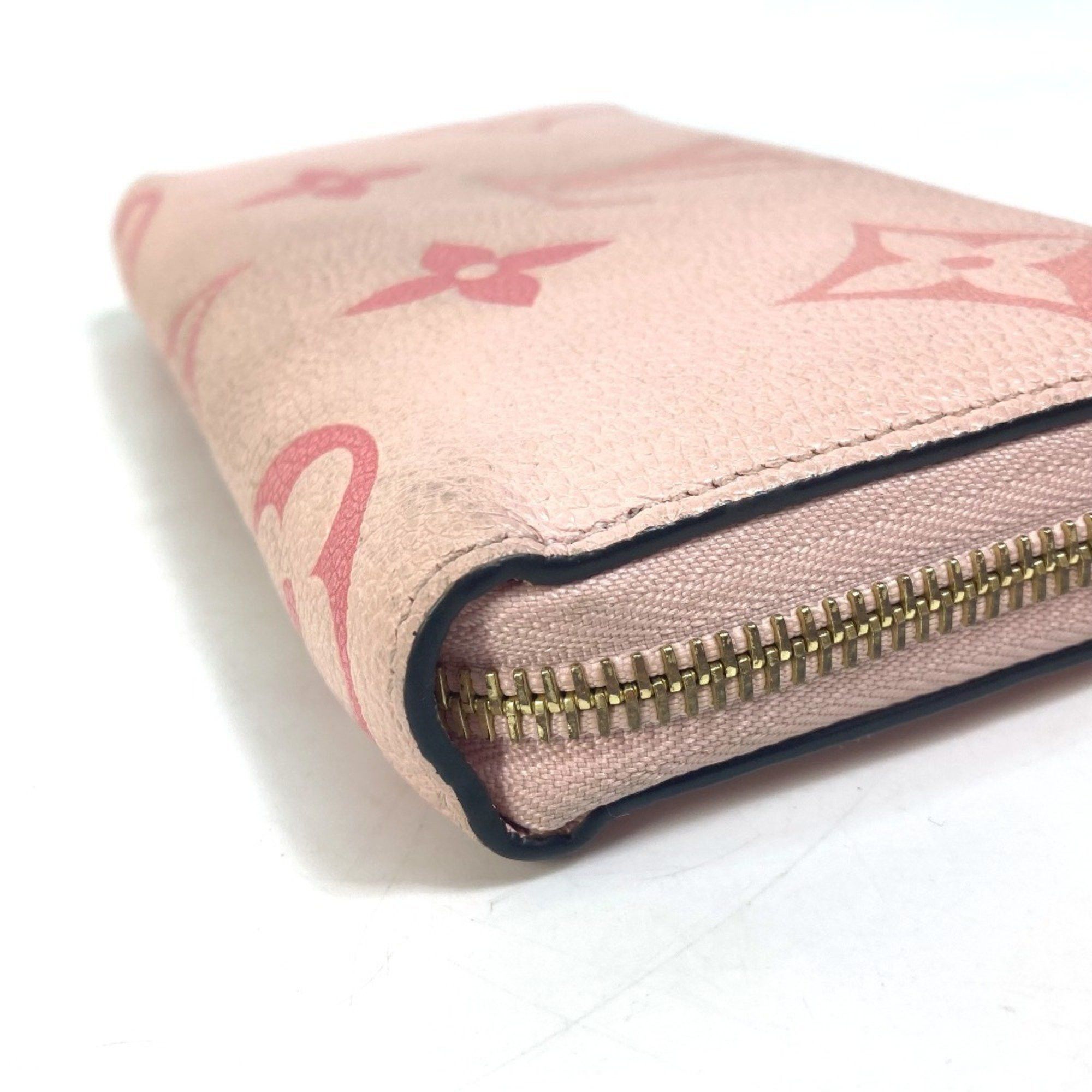 Louis Vuitton LOUIS VUITTON M80403 Monogram Empreinte by the Pool Zippy Wallet, Leather, Women's, Bouton de Rose, Pink Size ONE SIZE - 3 Thumbnail