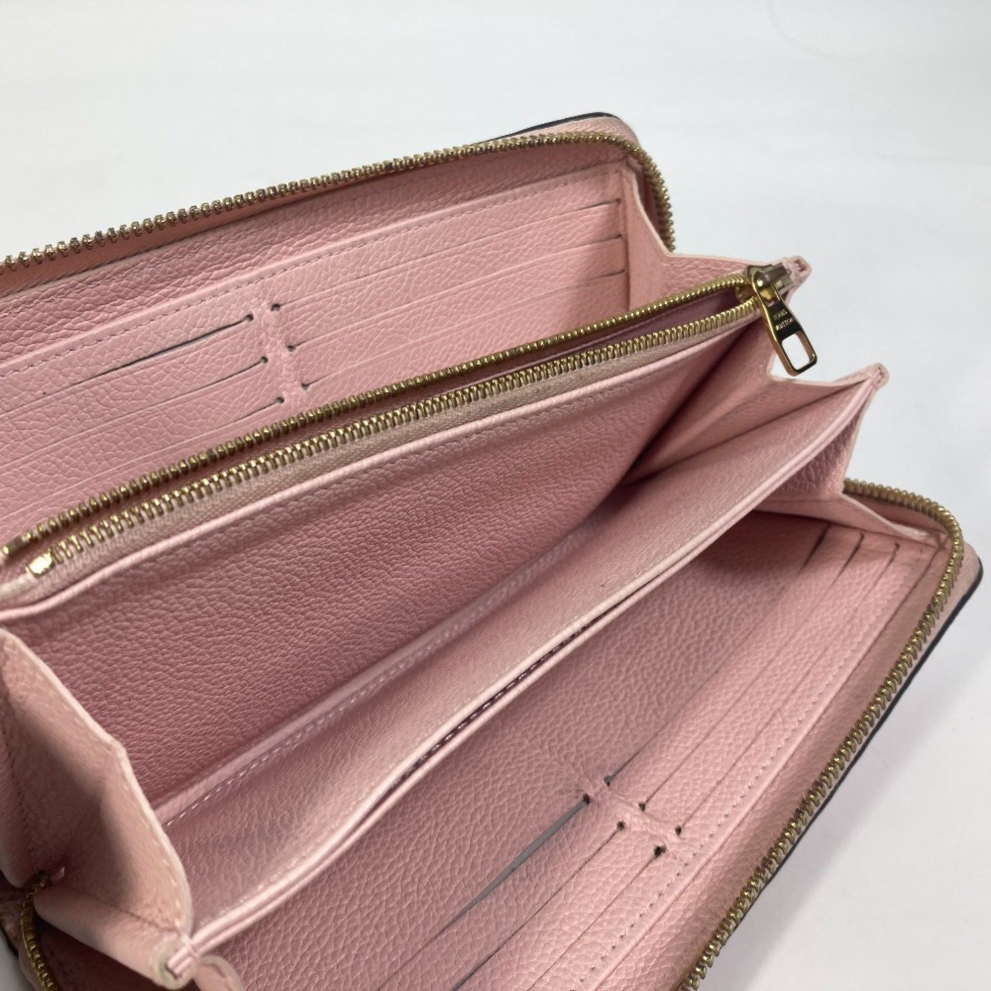 Louis Vuitton LOUIS VUITTON M80403 Monogram Empreinte by the Pool Zippy Wallet, Leather, Women's, Bouton de Rose, Pink Size ONE SIZE - 8 Thumbnail