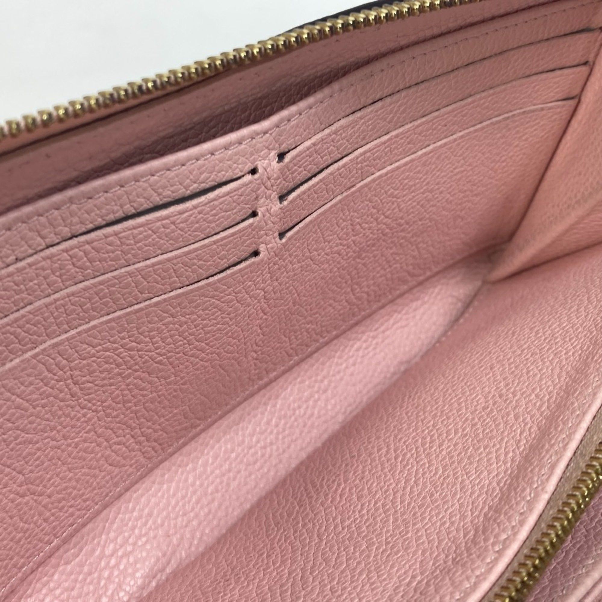 Louis Vuitton LOUIS VUITTON M80403 Monogram Empreinte by the Pool Zippy Wallet, Leather, Women's, Bouton de Rose, Pink Size ONE SIZE - 10 Thumbnail