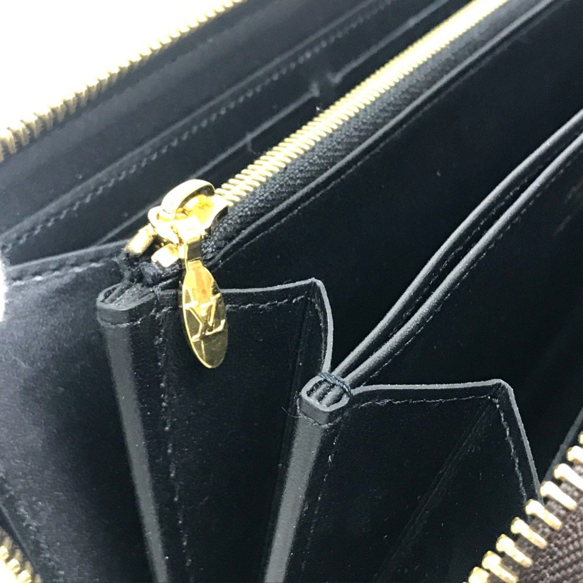 Louis Vuitton LOUIS VUITTON M67687 Monogram Giant Zippy Wallet, Reverse Canvas, Women's, Brown Size ONE SIZE - 8 Thumbnail