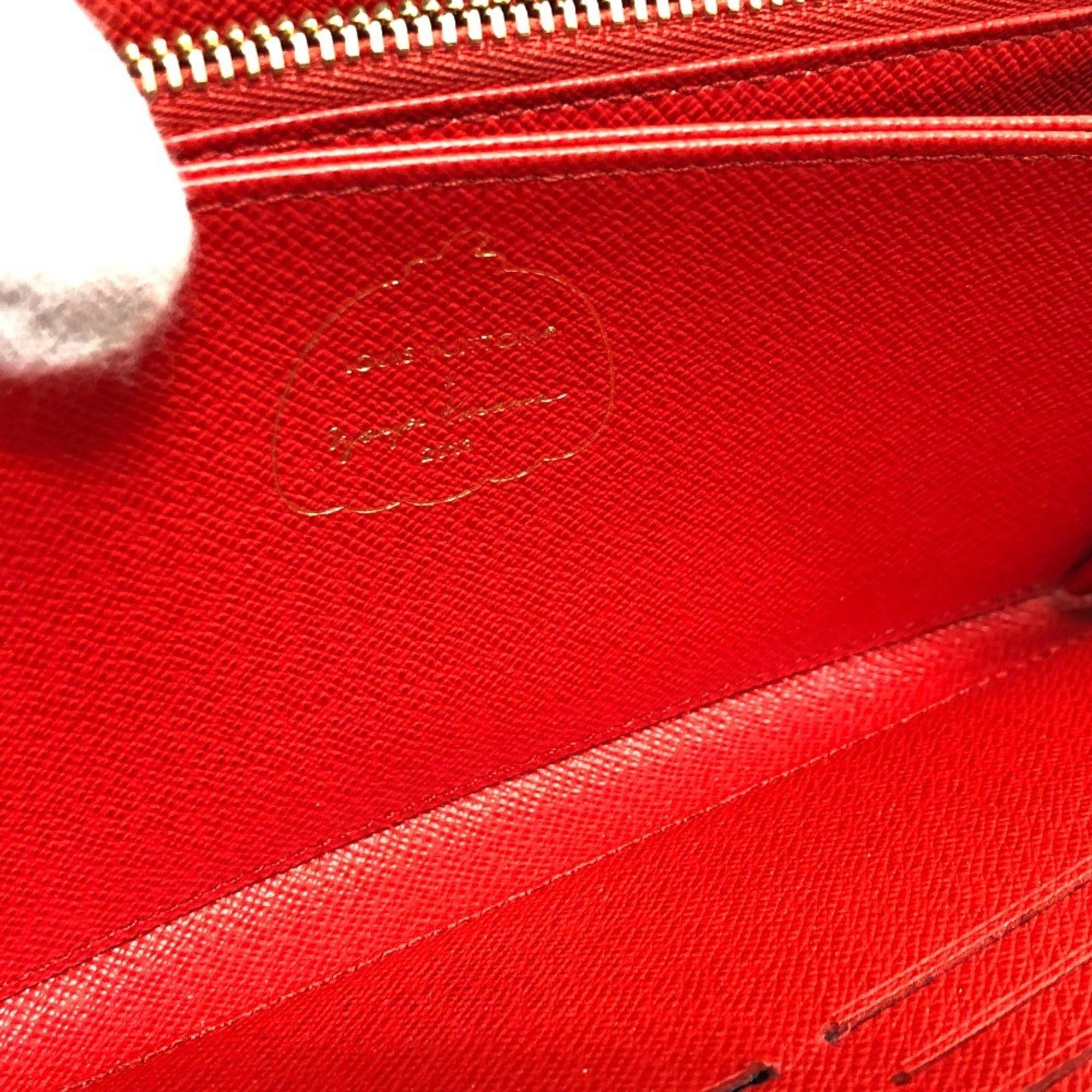 Louis Vuitton LOUIS VUITTON M81864 Monogram Zippy Wallet, Yayoi Kusama Long Canvas, Women's, Brown Size ONE SIZE - 14 Thumbnail