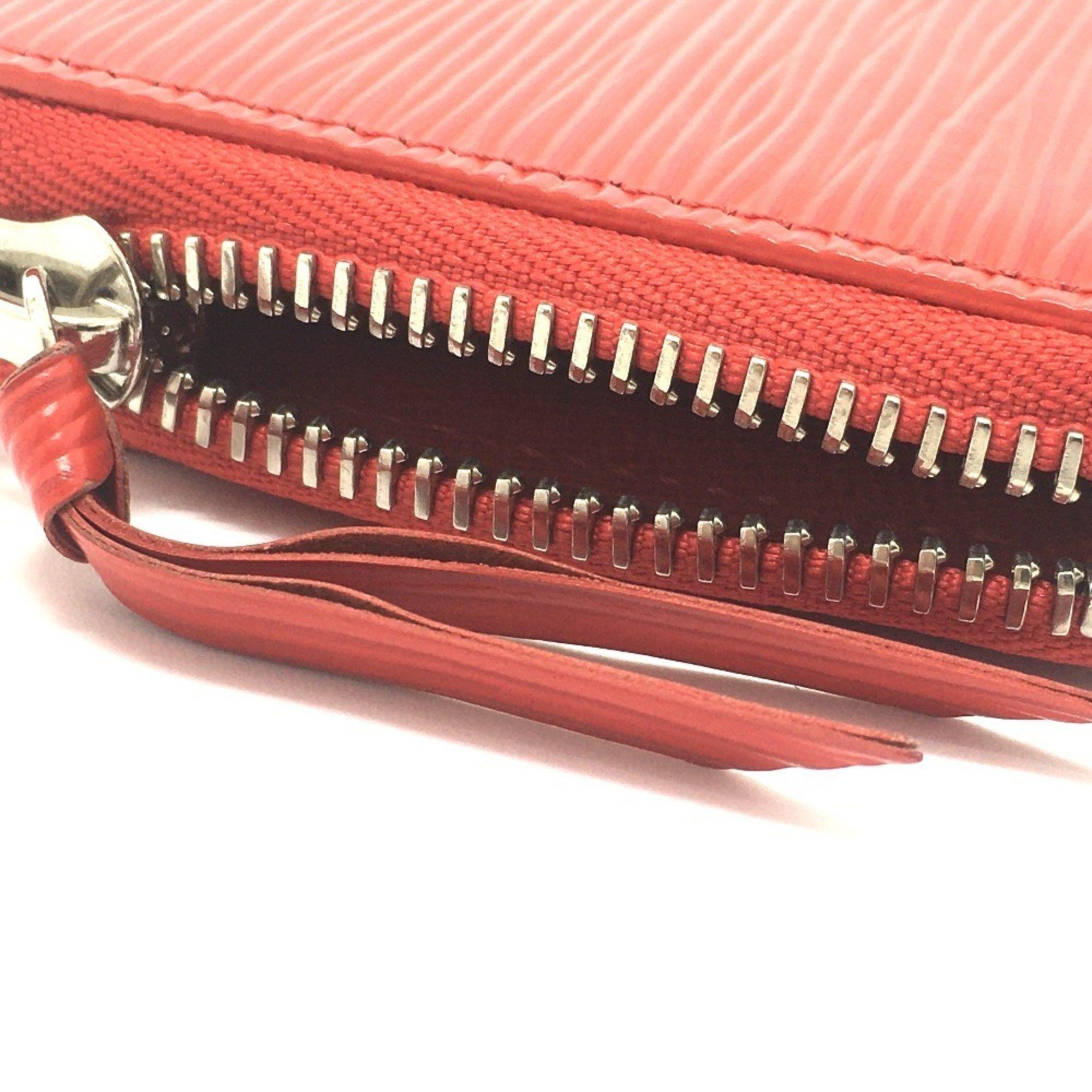 Louis Vuitton LOUIS VUITTON M60913 Epi Leather Portefeuille Clemence Round Zip Long Wallet, Women's, Red, Coquelicot Size ONE SIZE - 5 Thumbnail