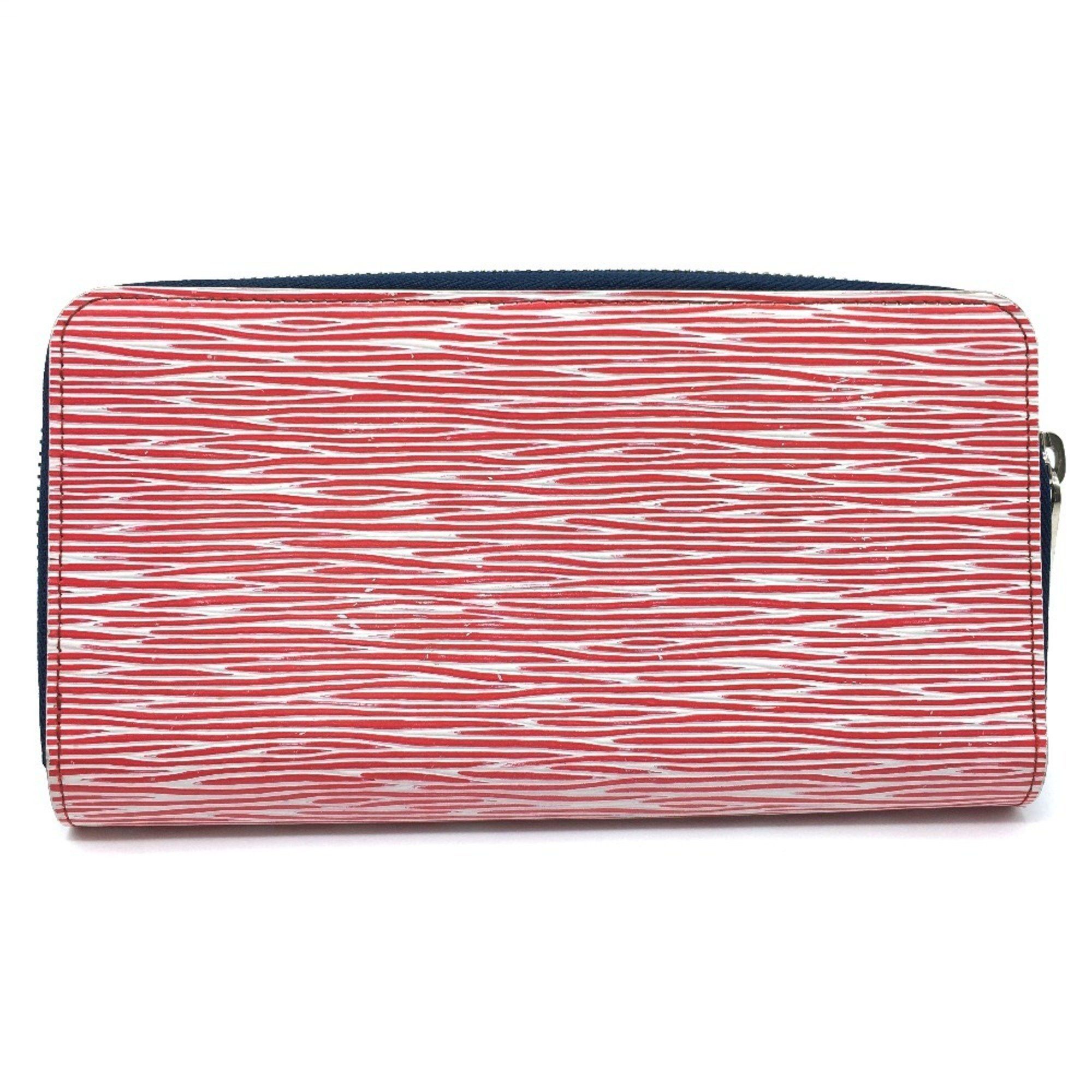 Louis Vuitton LOUIS VUITTON M64078 Epi Denim Zippy Wallet, Round Zip Long Leather, Women's, Rouge Red Size ONE SIZE - 2 Thumbnail