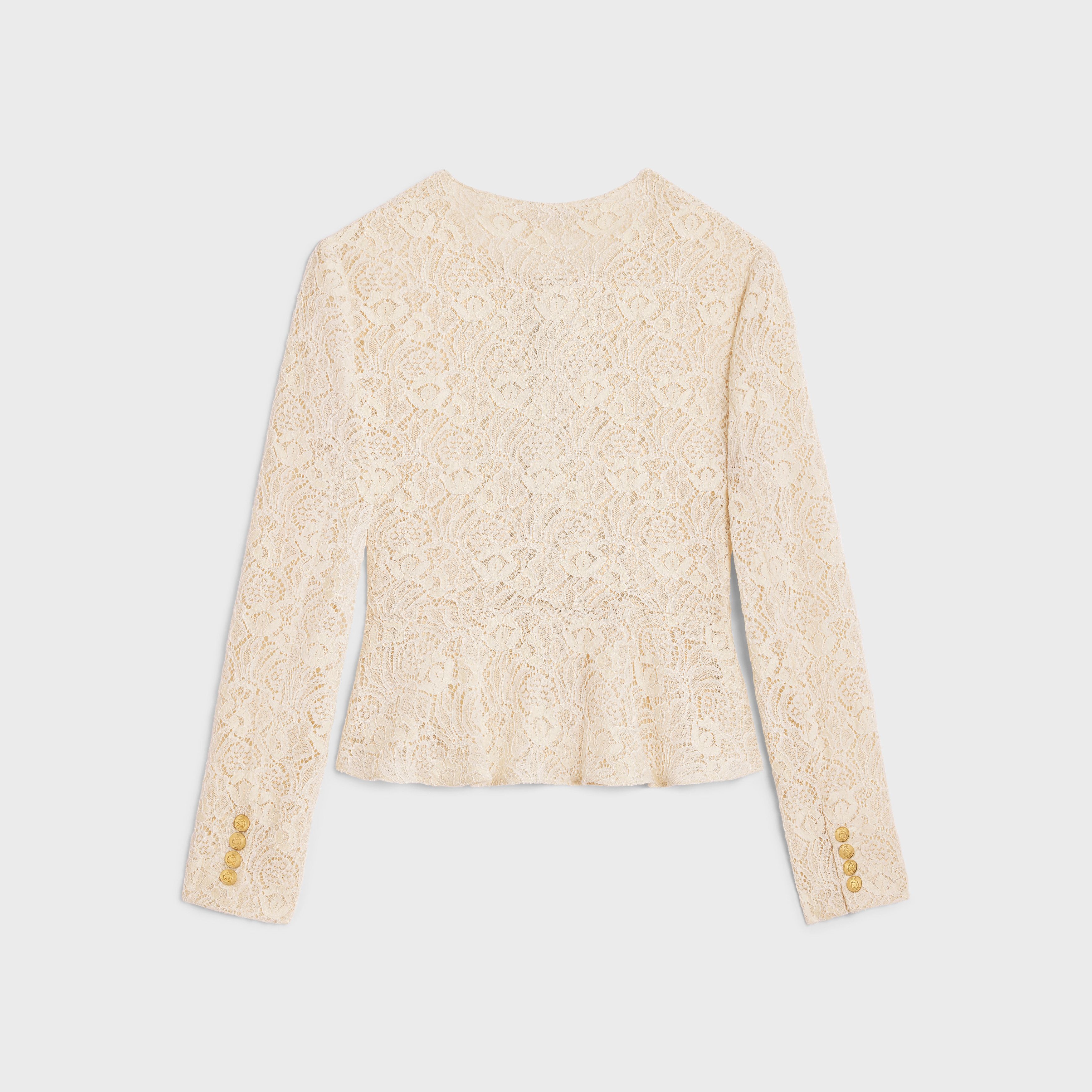 Celine chelsea jacket in lace naturel Size XL / US 12-14 / IT 48-50 - 2 Thumbnail