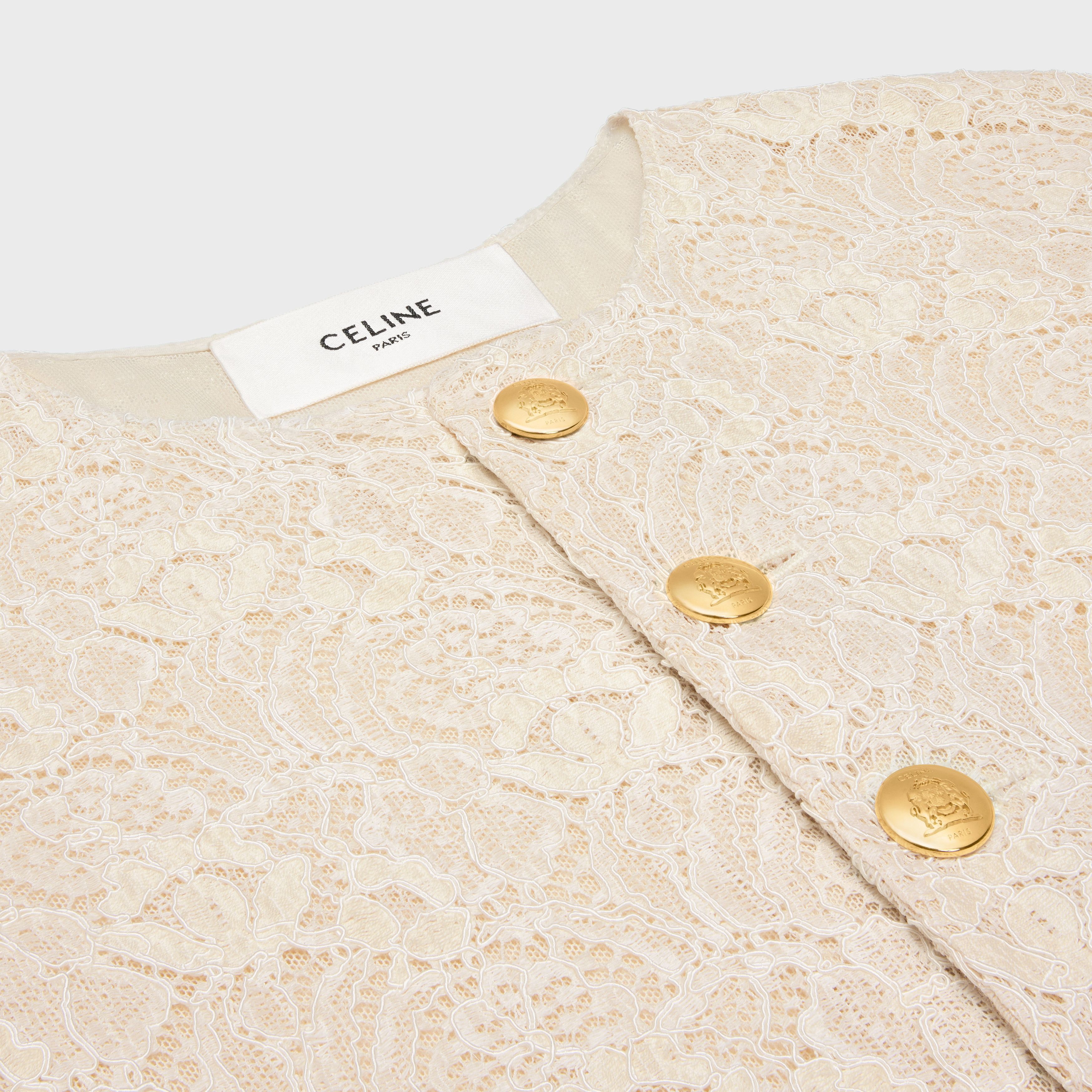 Celine chelsea jacket in lace naturel Size XXL / US 16-18 / IT 52-54 - 3 Thumbnail